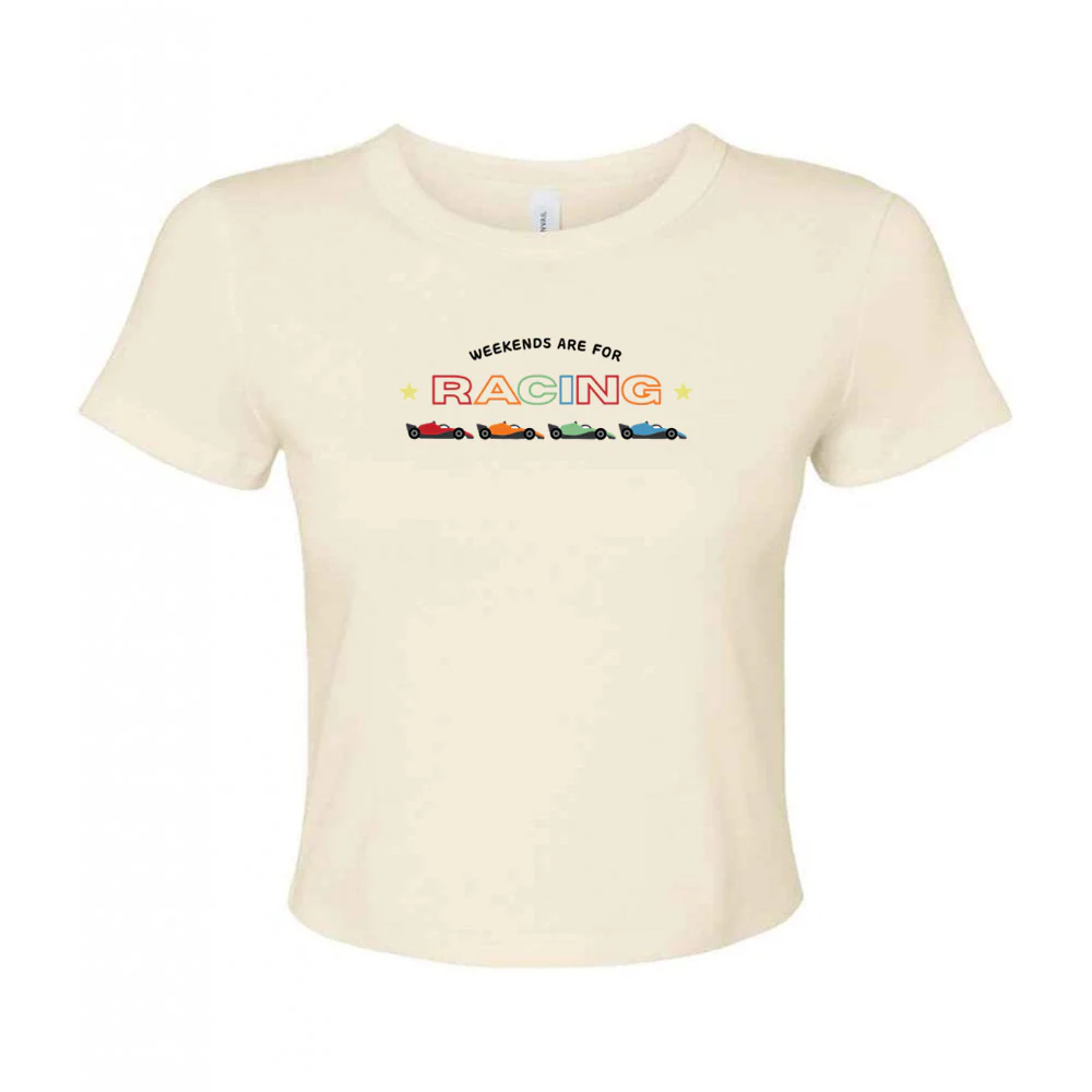 Racing Embroidery Micro Rib Baby Tee - Image 7