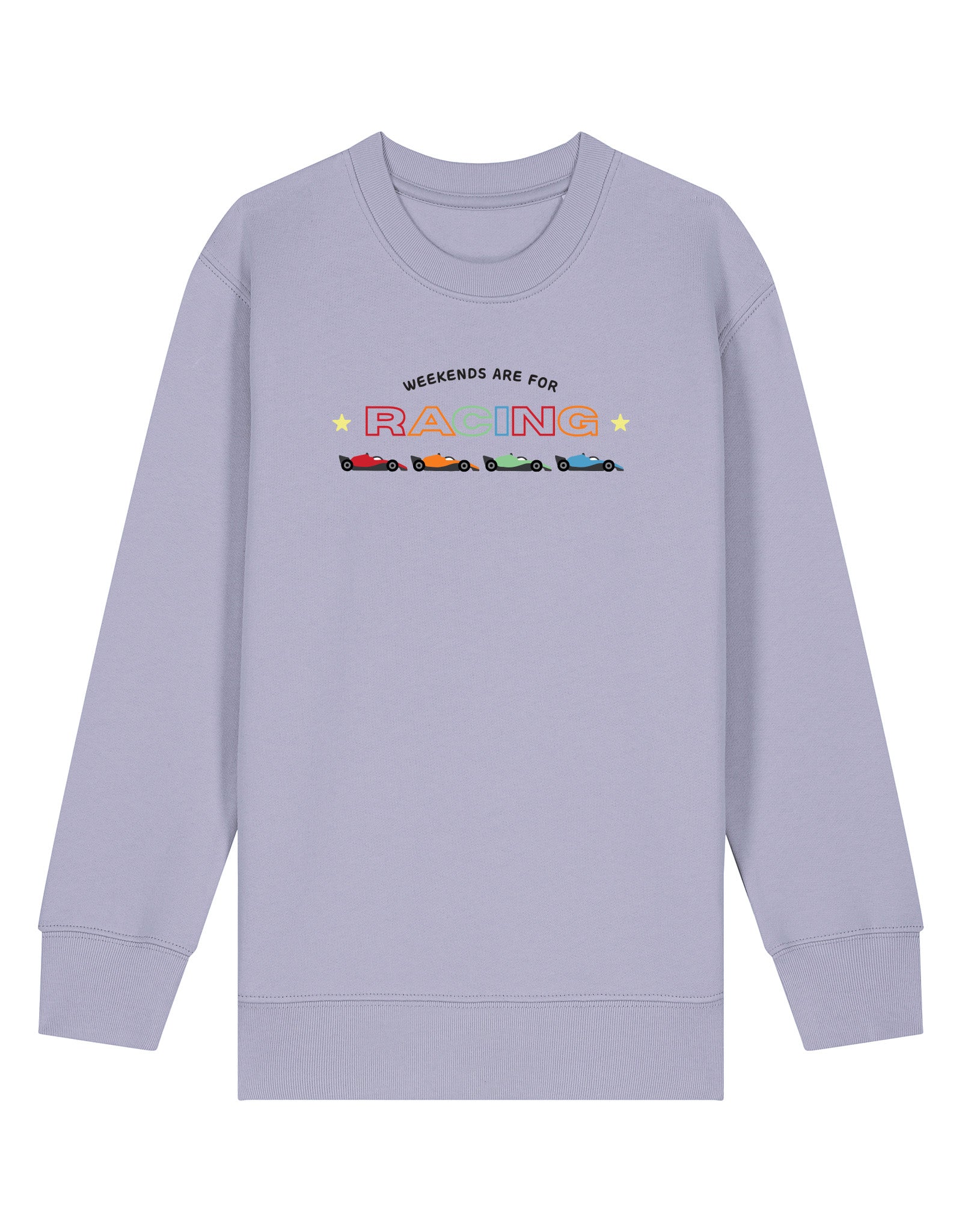 Racing Embroidery Organic Cotton Childrens Sweatshirt - Image 7