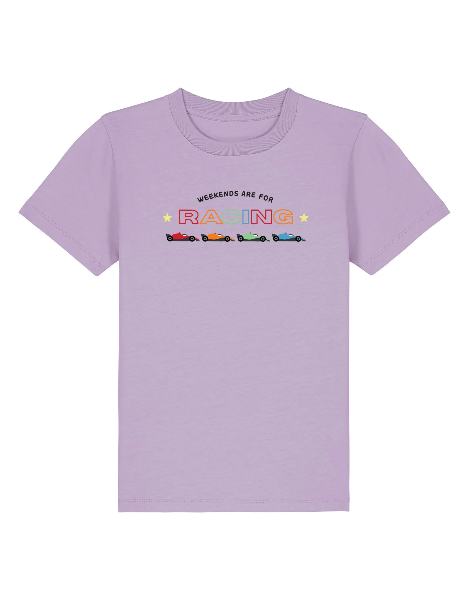 Racing Embroidery Organic Cotton Childrens T-Shirt - Image 7