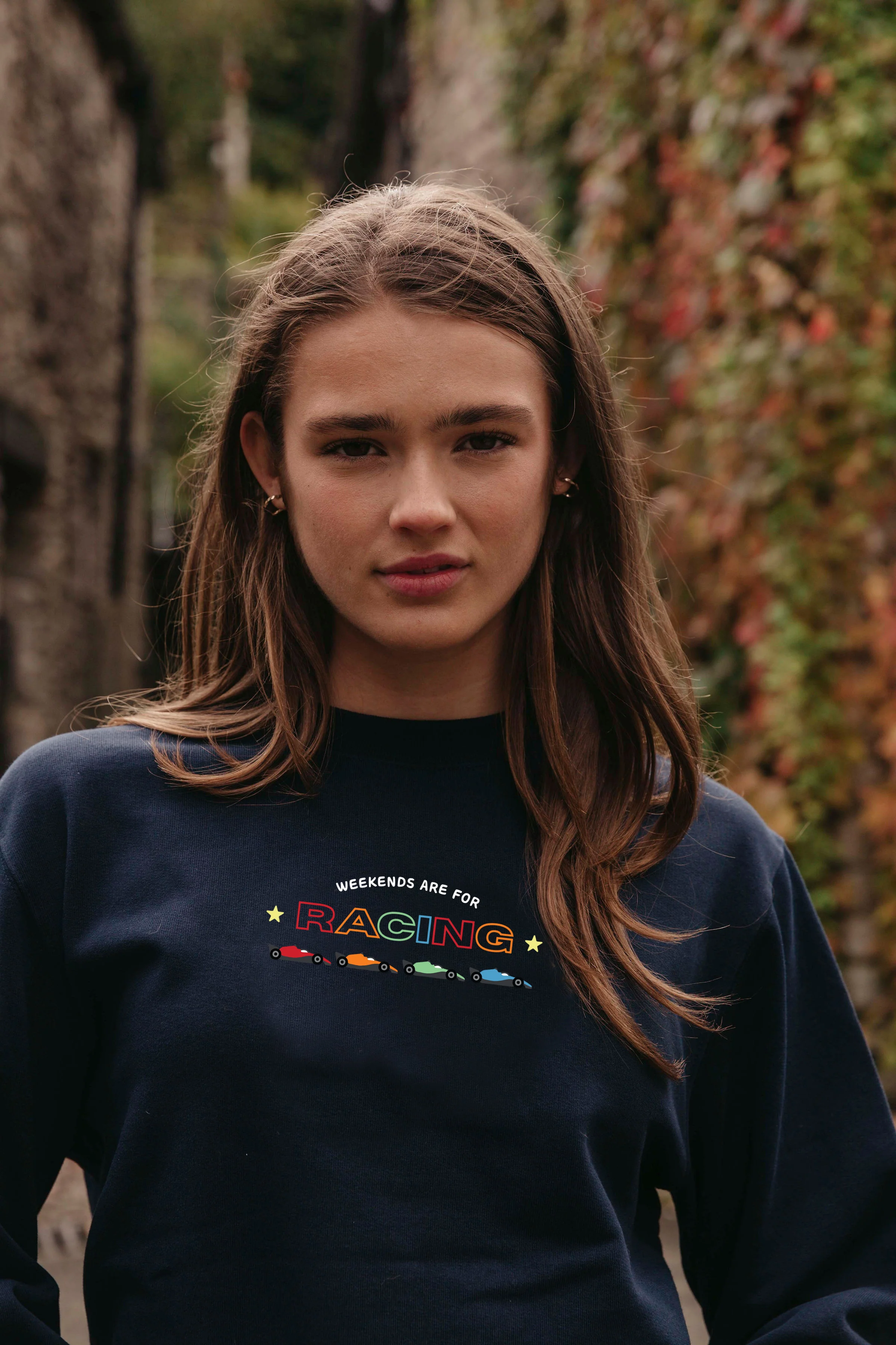 Racing Embroidery Organic Cotton Sweatshirt - Image 3