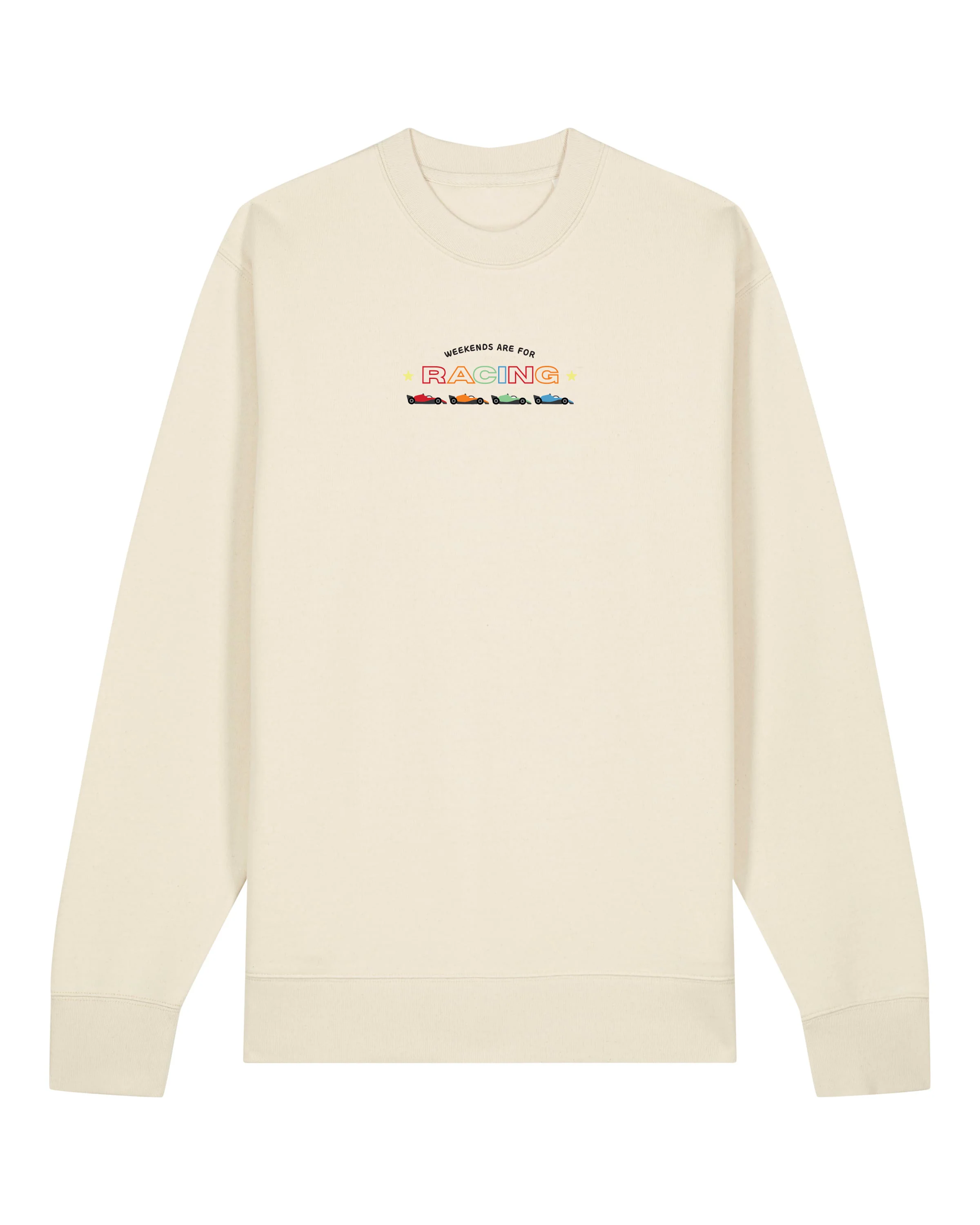 Racing Embroidery Organic Cotton Sweatshirt - Image 9