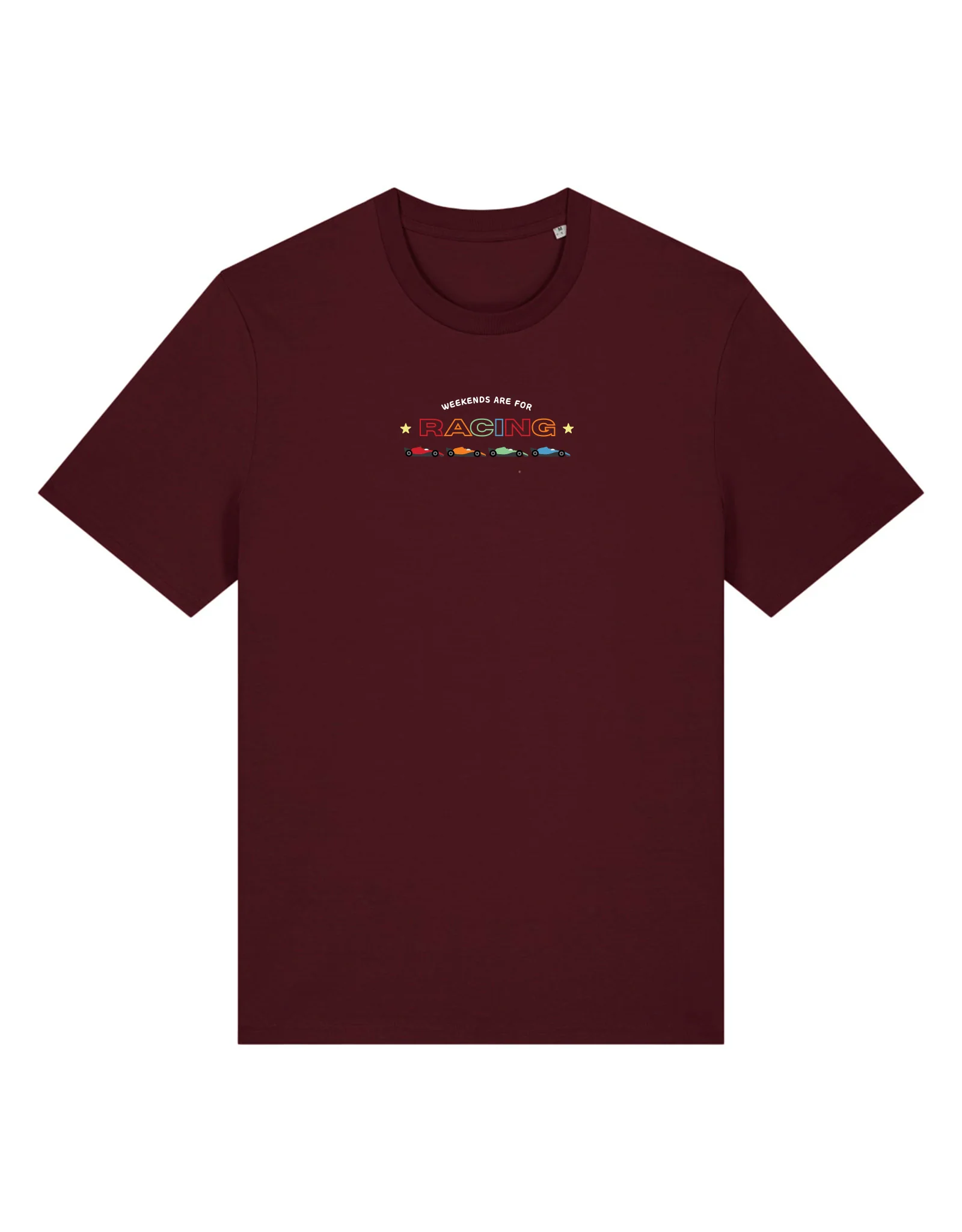 Racing Embroidery Organic Cotton T-Shirt - Image 10