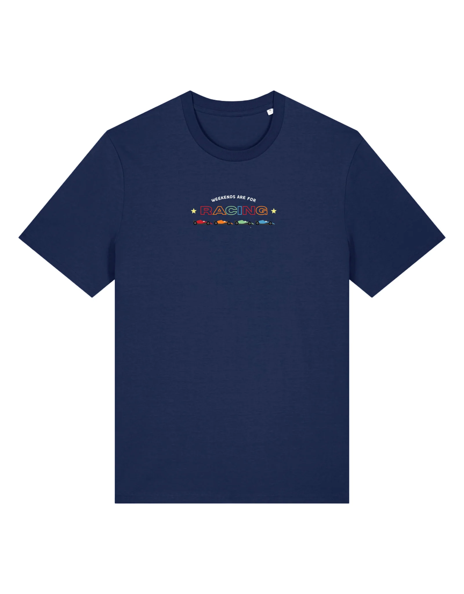 Racing Embroidery Organic Cotton T-Shirt - Image 12