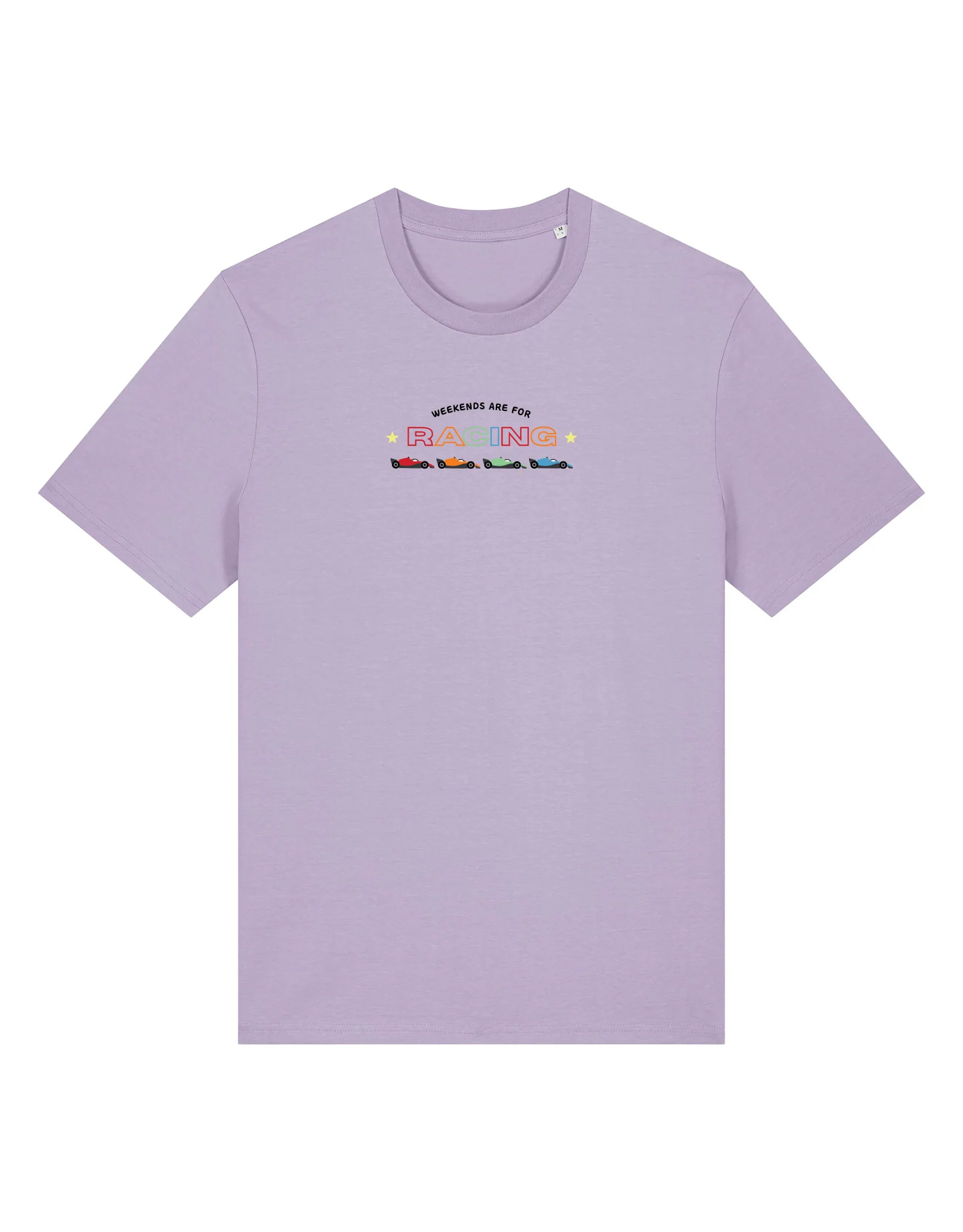 Racing Embroidery Organic Cotton T-Shirt - Image 7