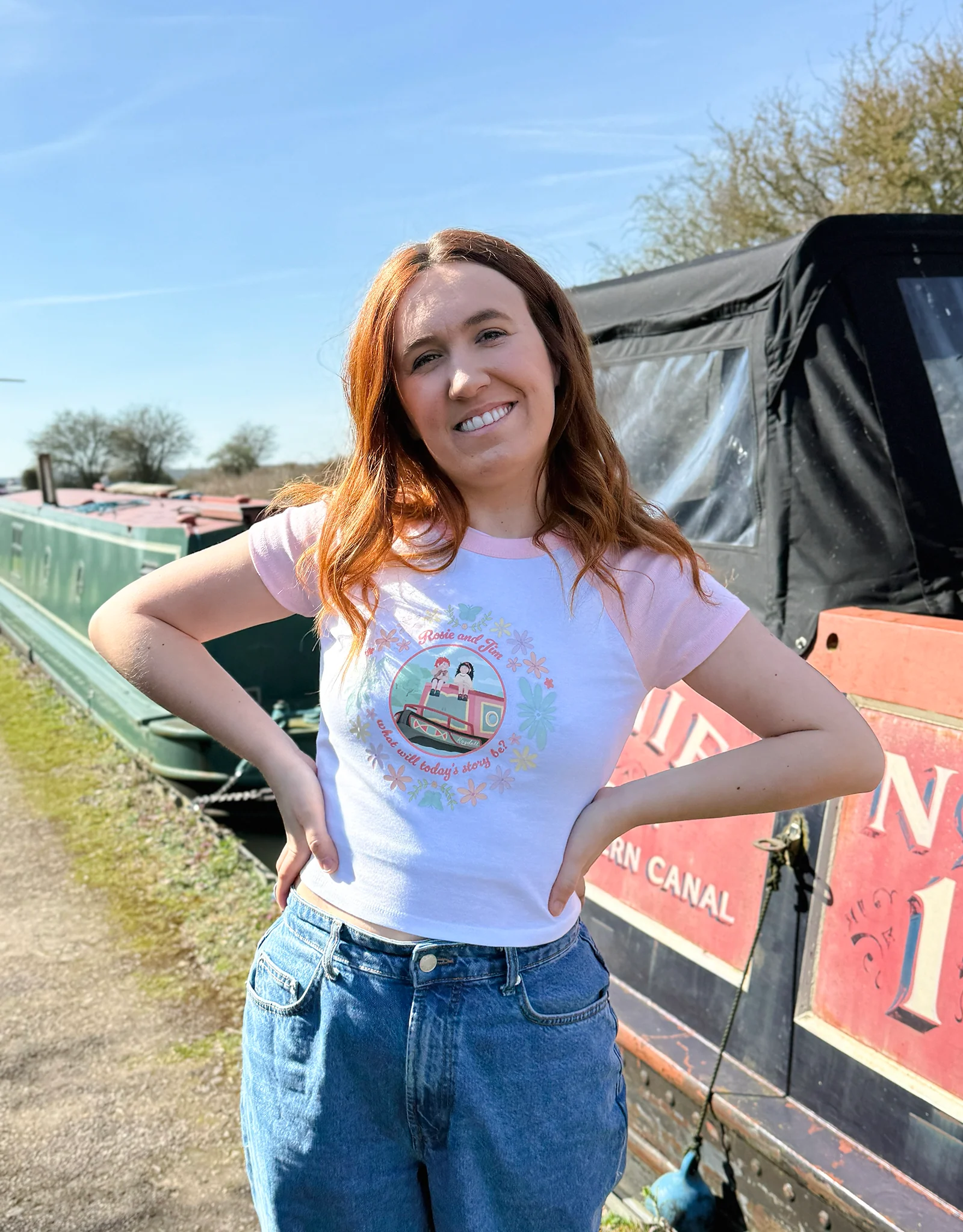 Rosie & Jim Inspired Micro Rib Baby Tee