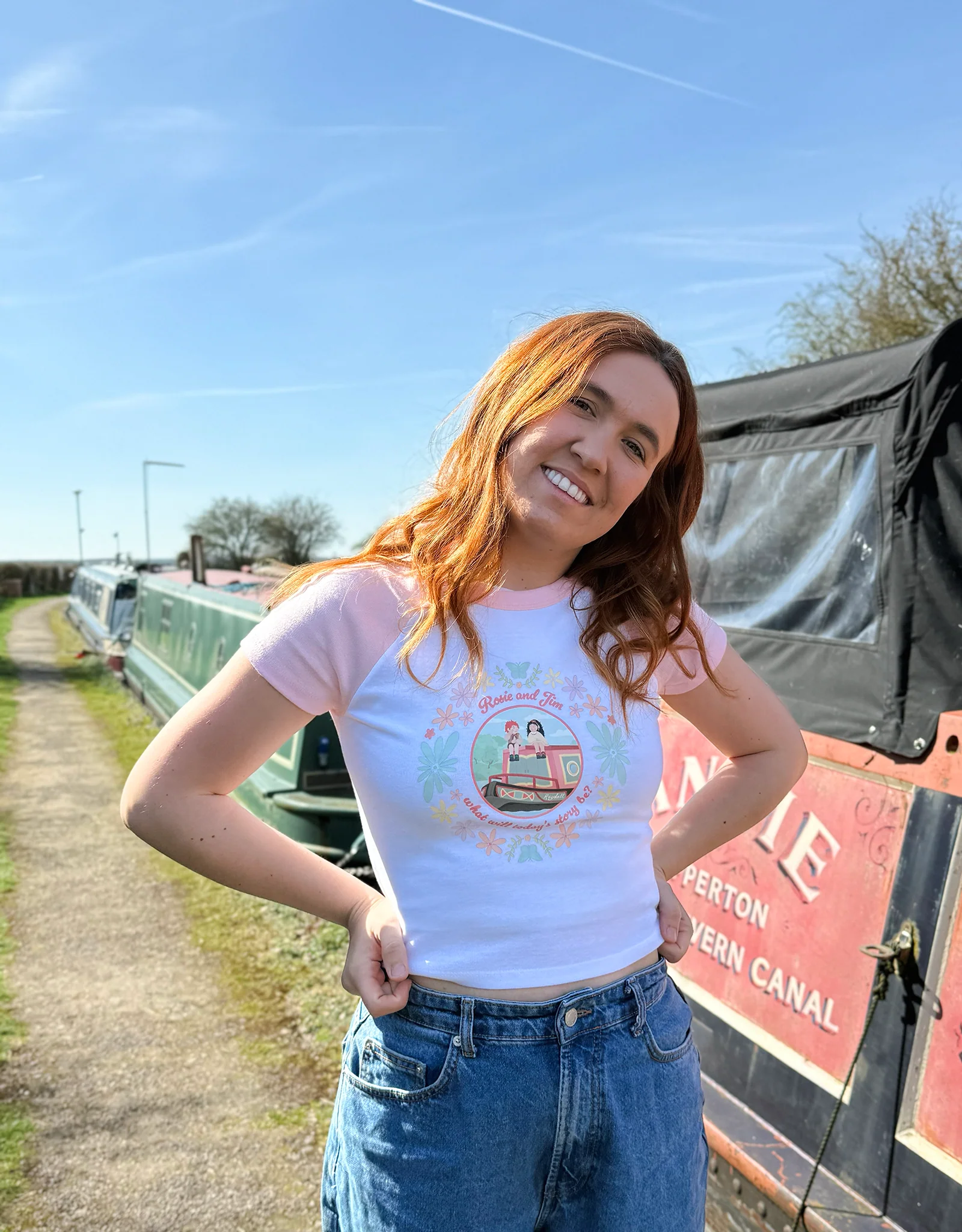 Rosie & Jim Inspired Micro Rib Baby Tee - Image 3