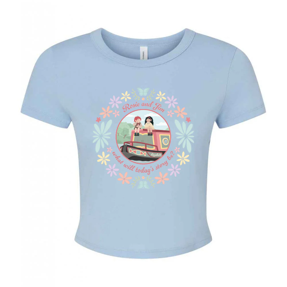 Rosie & Jim Inspired Micro Rib Baby Tee - Image 8