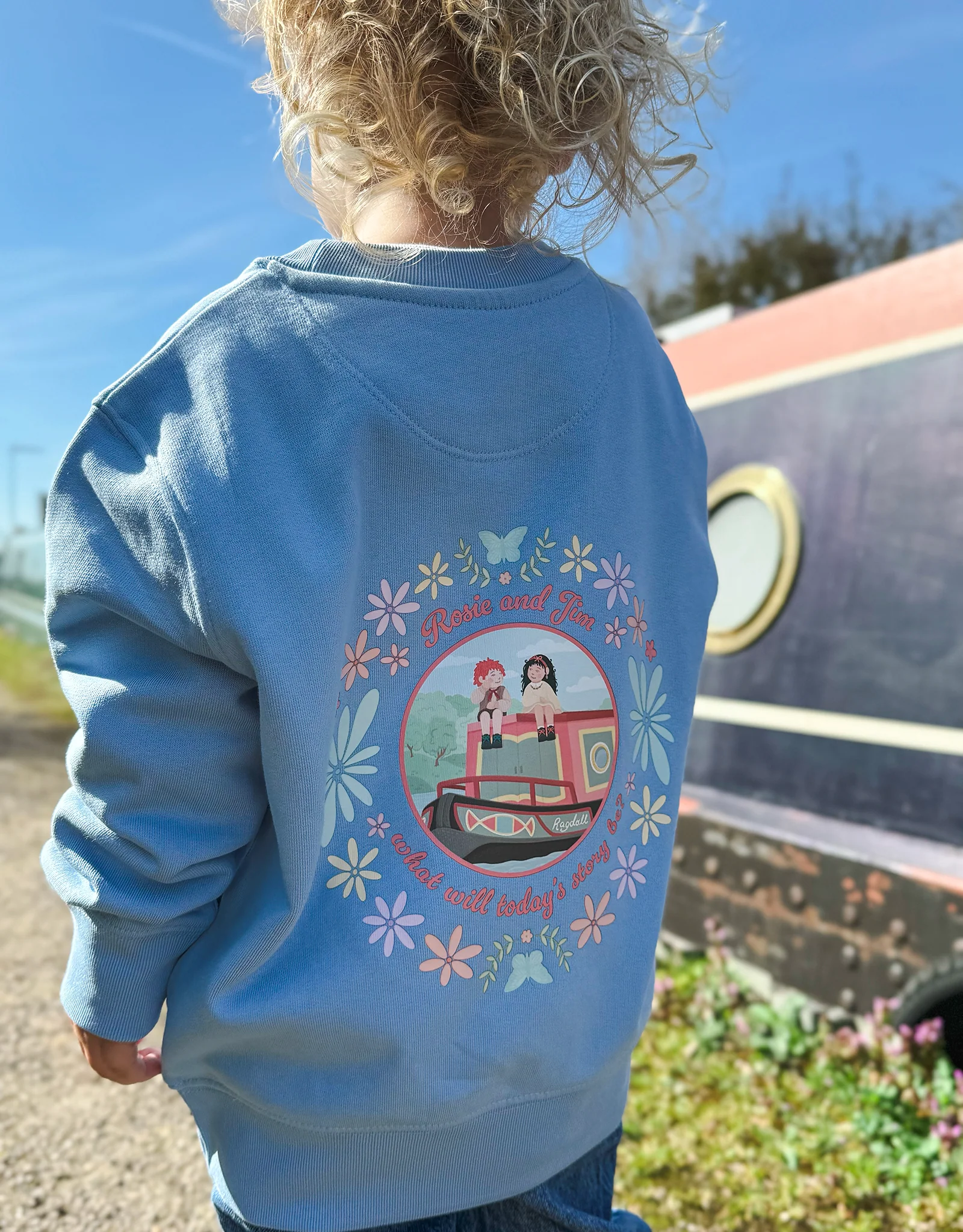 Rosie & Jim Inspired Organic Cotton Childrens Sweatshirt - Image 3