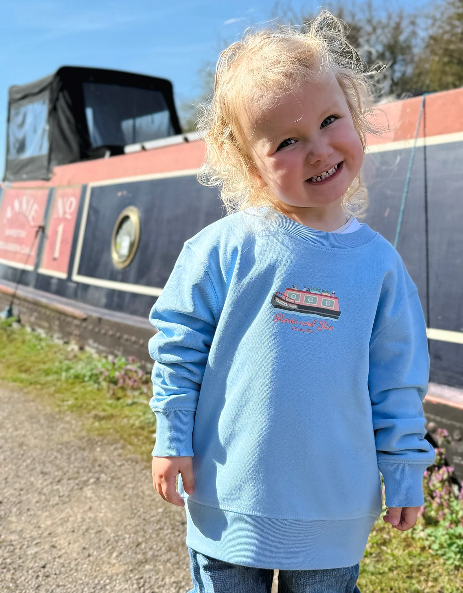 Rosie & Jim Inspired Organic Cotton Childrens Sweatshirt - Image 4