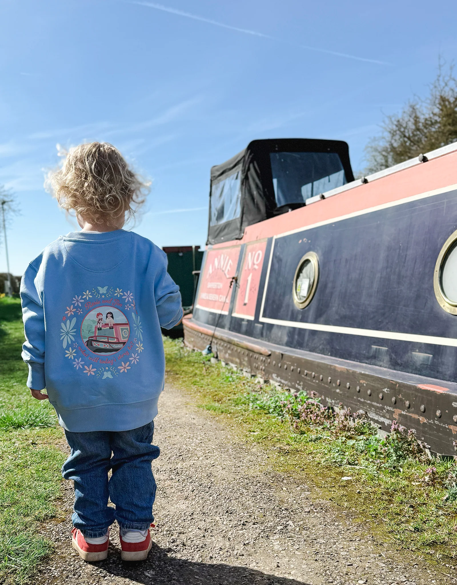 Rosie & Jim Inspired Organic Cotton Childrens Sweatshirt - Image 5