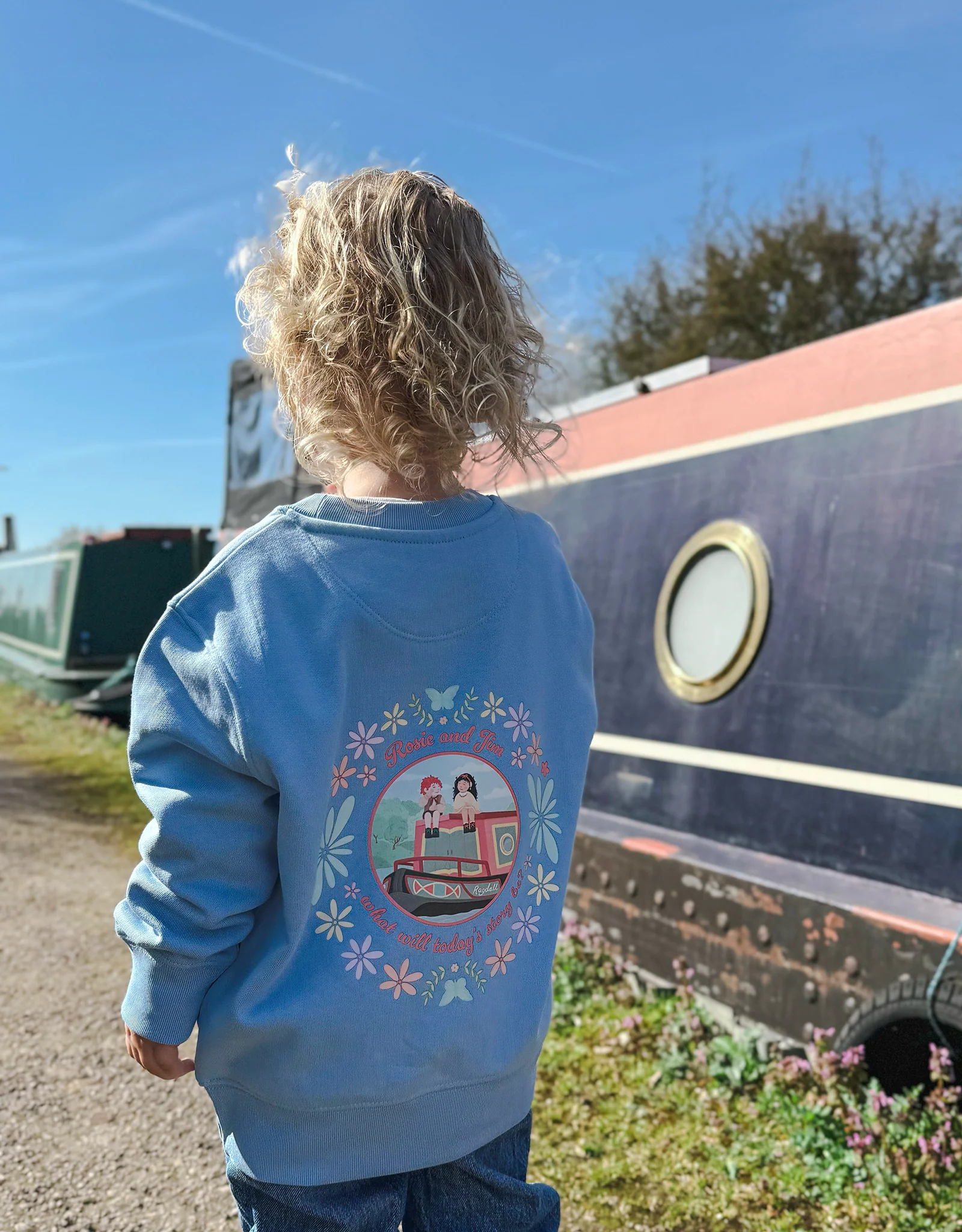 Rosie & Jim Inspired Organic Cotton Childrens Sweatshirt - Image 6