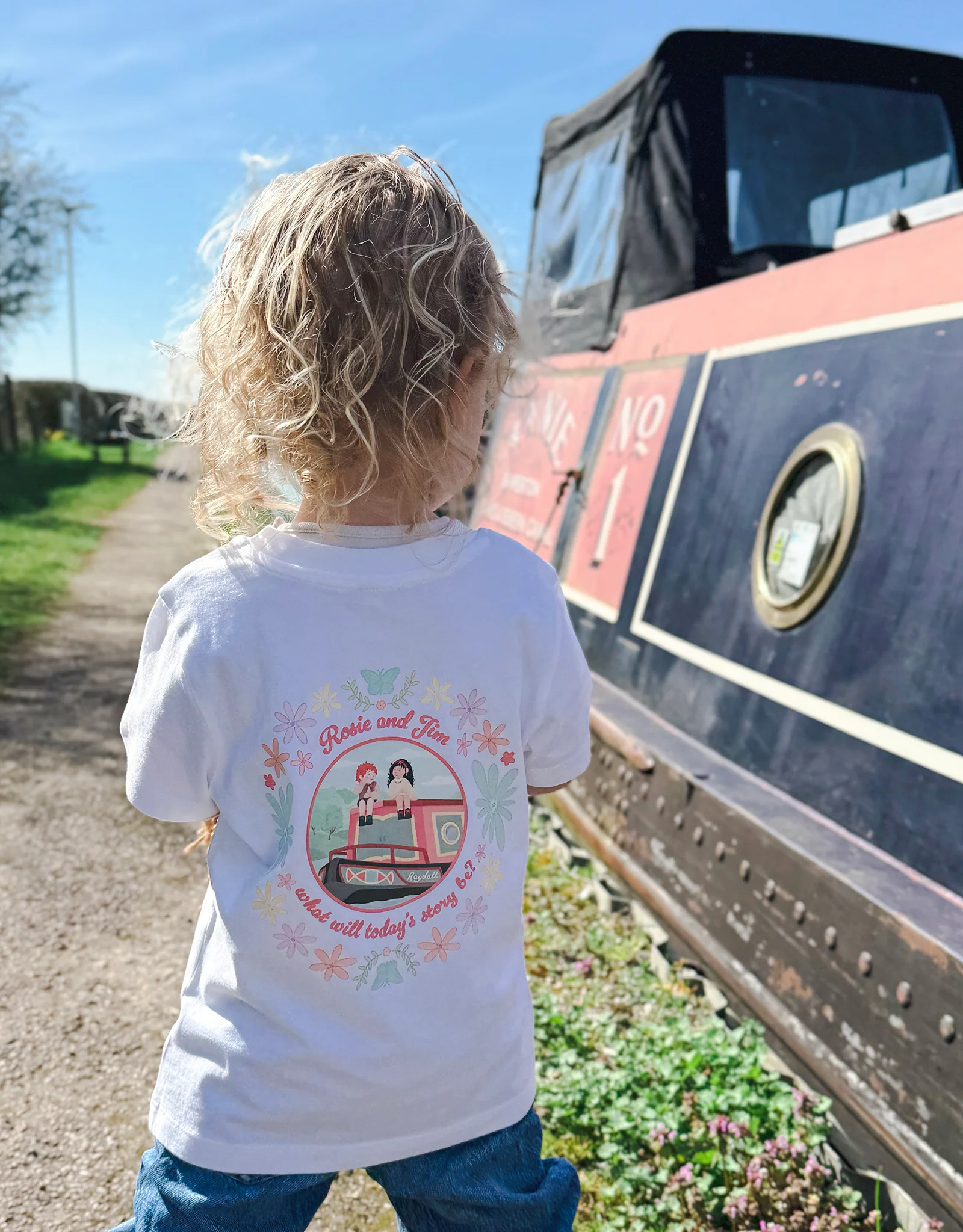 Rosie & Jim Inspired Organic Cotton Childrens T-Shirt - Image 4