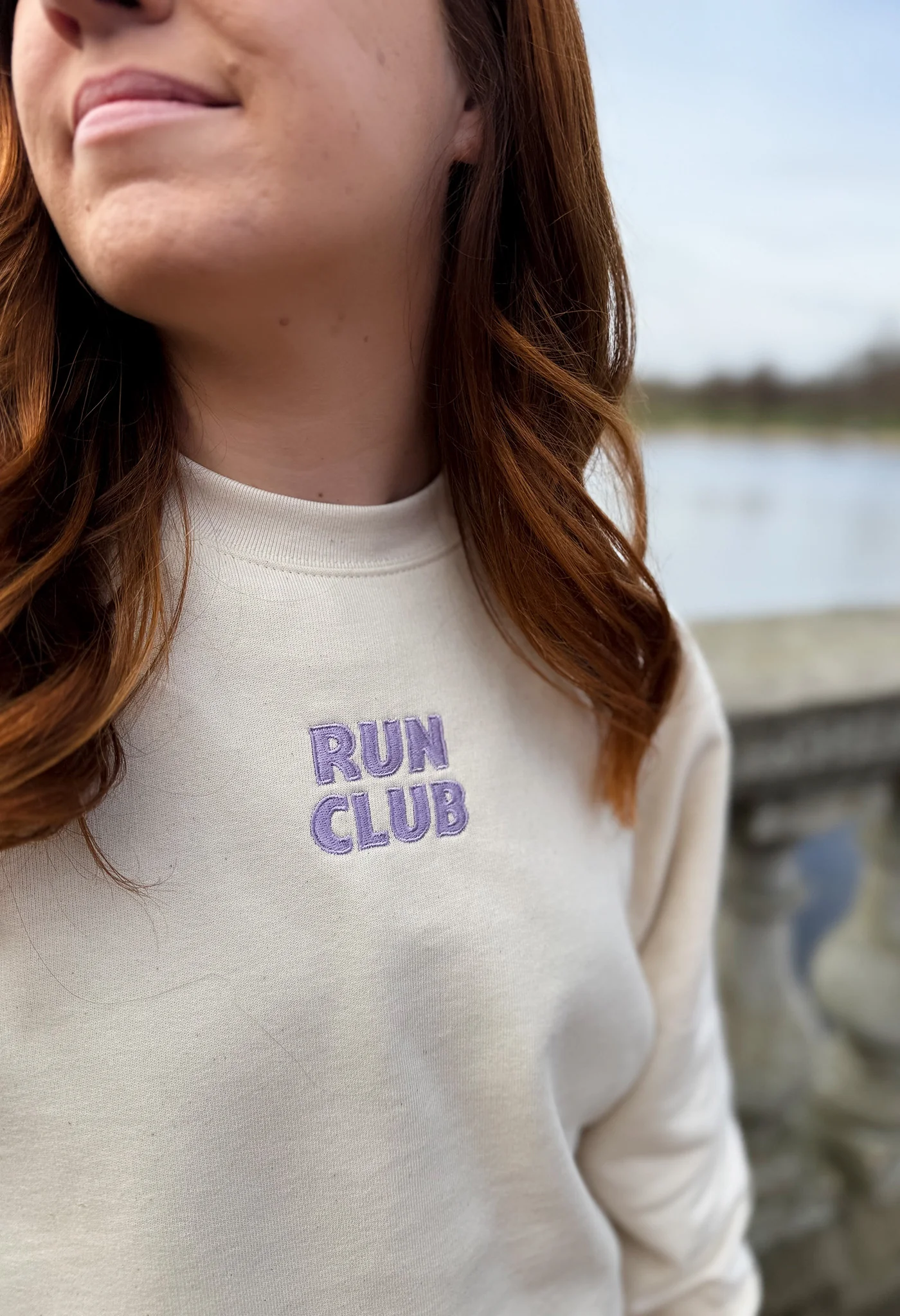 Run Club Printed Organic Cotton Sweatshirt - Image 4