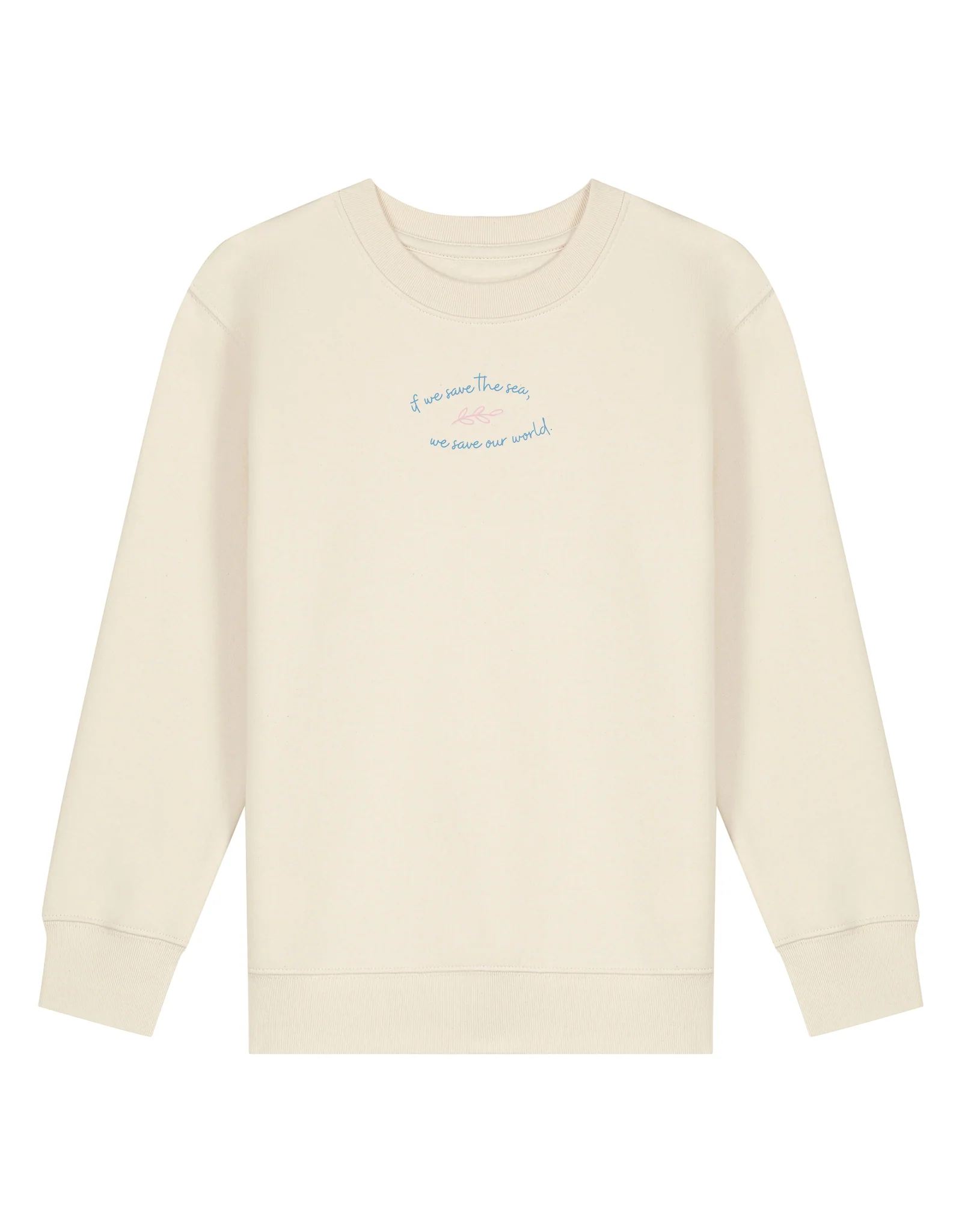 Save The Sea Printed Organic Cotton Childrens Sweatshirt - Image 9