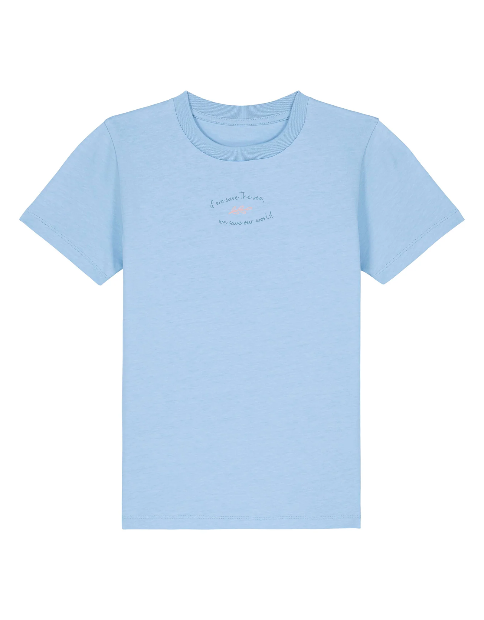 Save The Sea Printed Organic Cotton Childrens T-Shirt - Image 13