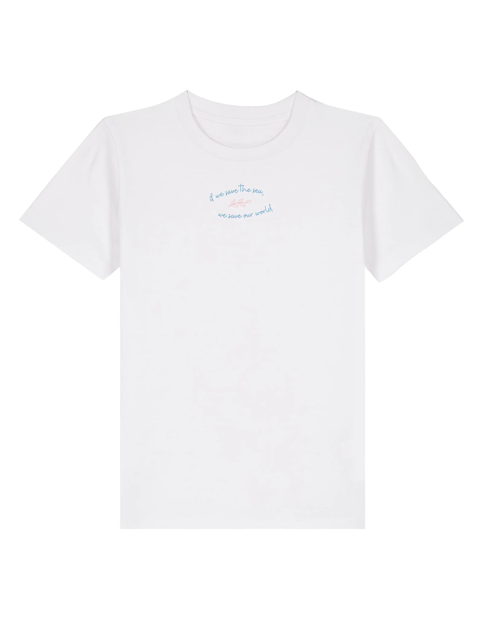 Save The Sea Printed Organic Cotton Childrens T-Shirt - Image 5