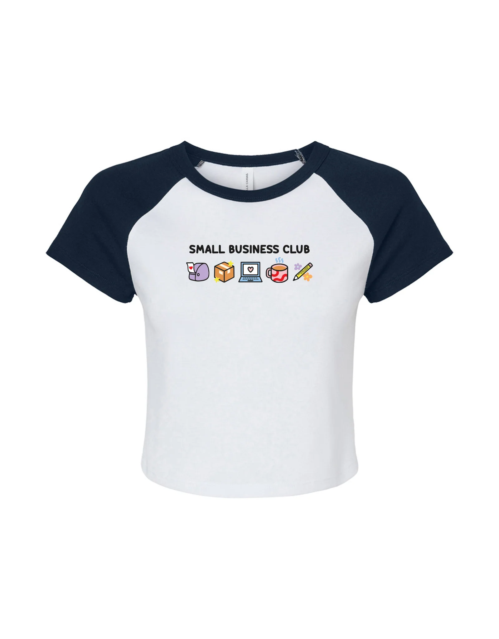 Small Business Club Embroidered Micro Rib Baby Tee - Image 11