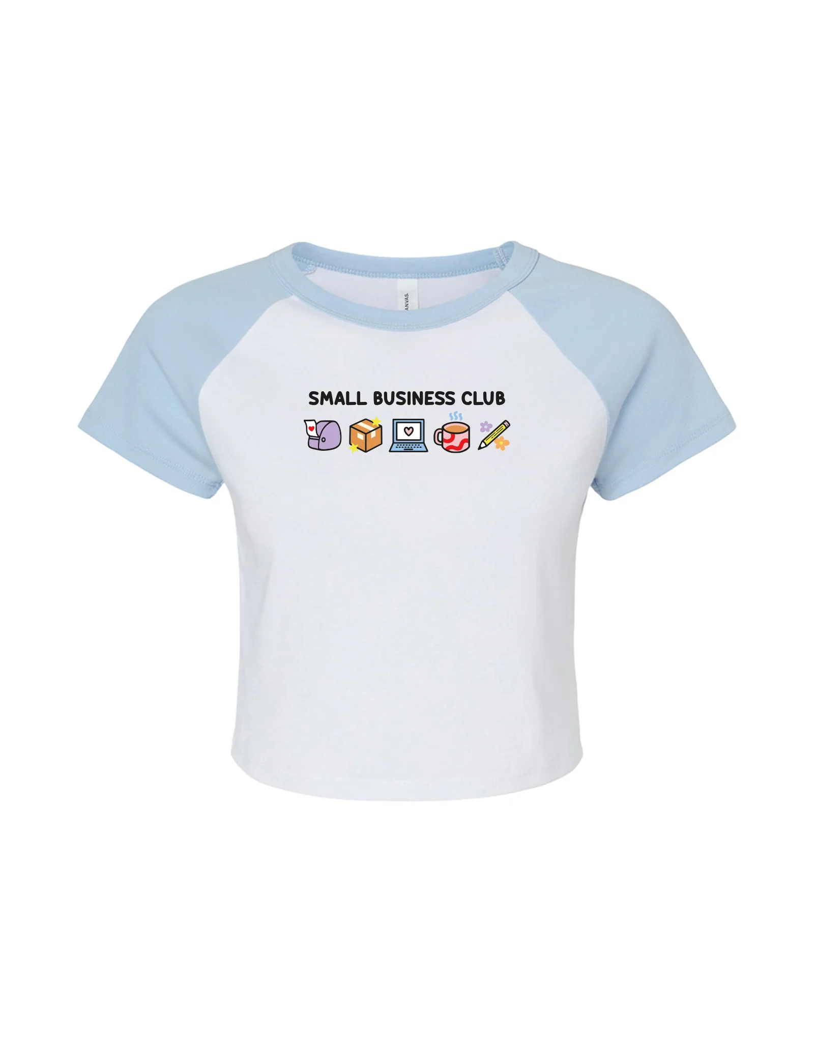 Small Business Club Embroidered Micro Rib Baby Tee - Image 12
