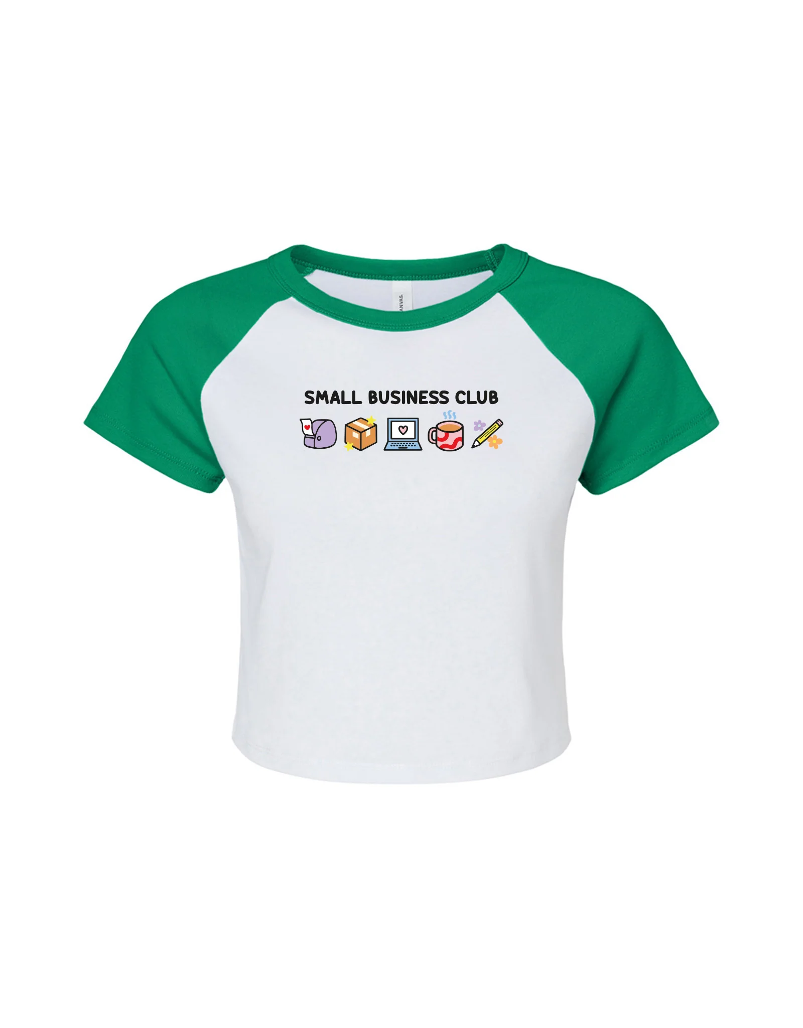 Small Business Club Embroidered Micro Rib Baby Tee - Image 13