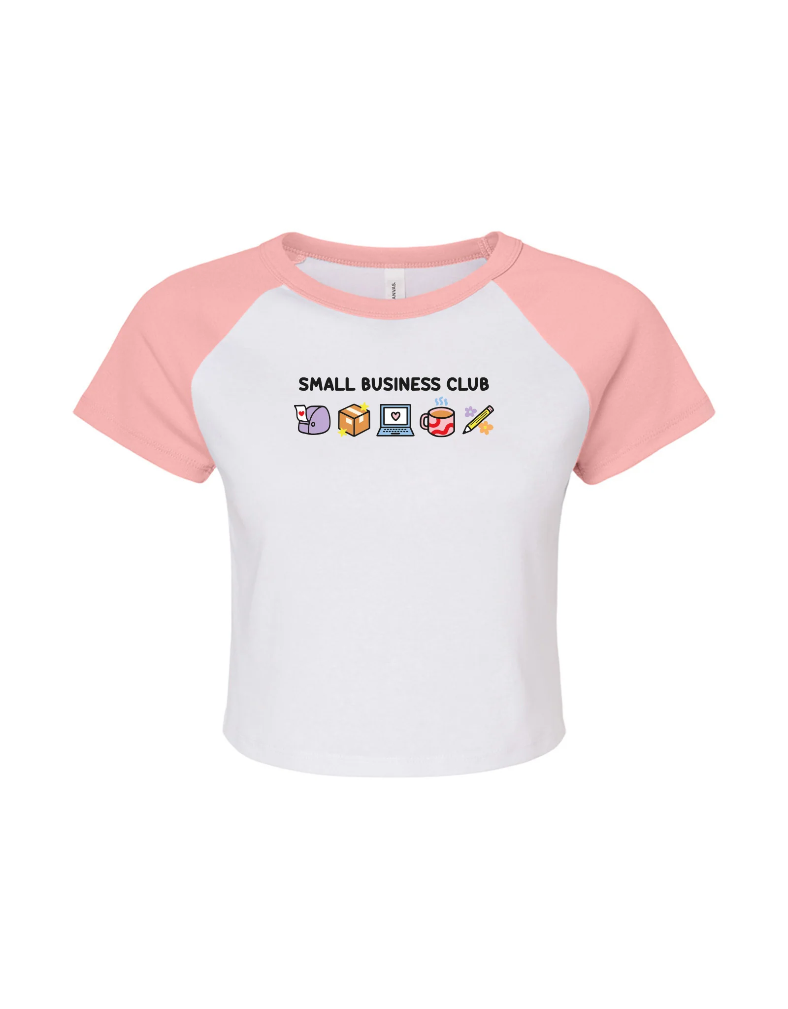 Small Business Club Embroidered Micro Rib Baby Tee - Image 14