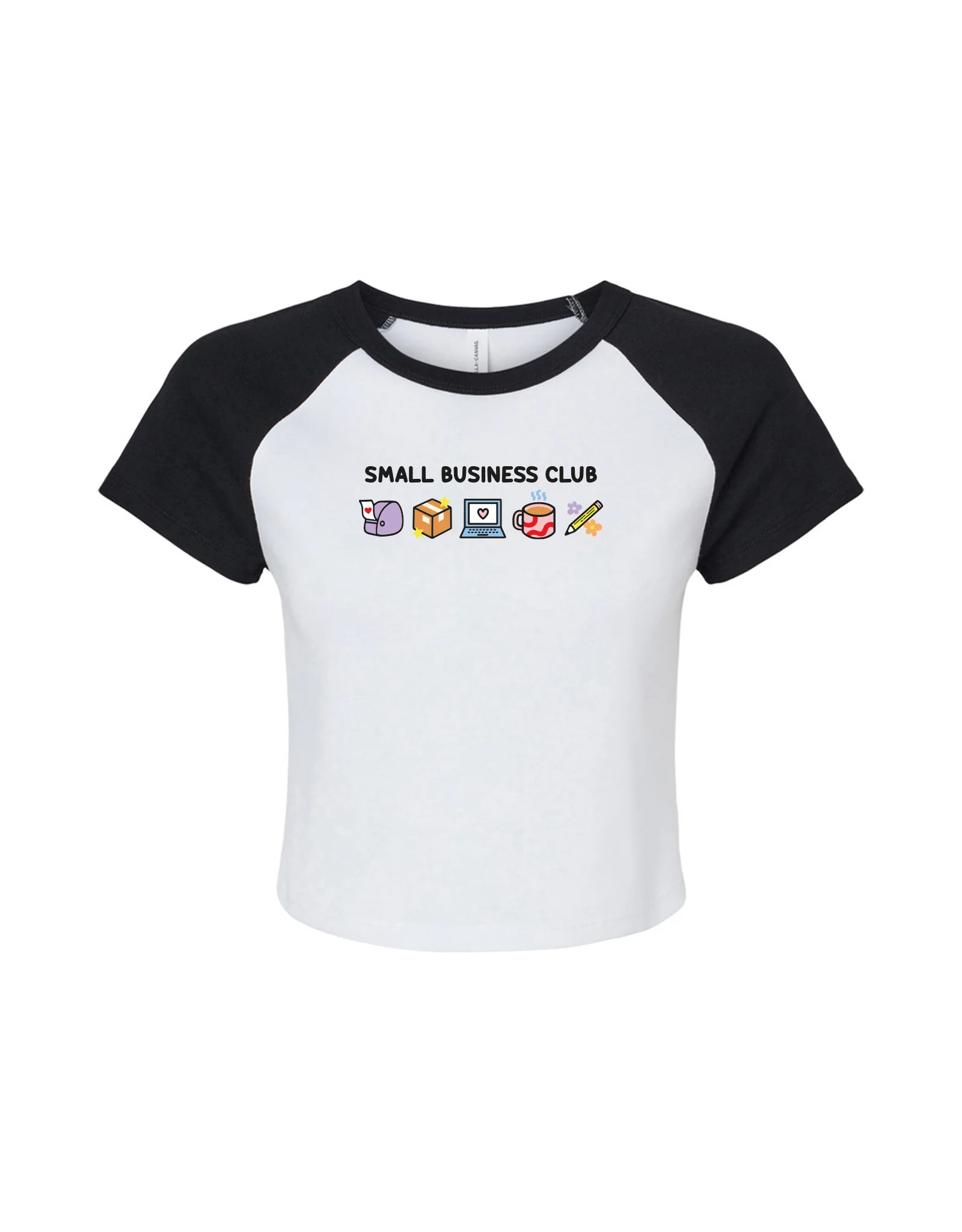 Small Business Club Embroidered Micro Rib Baby Tee - Image 15