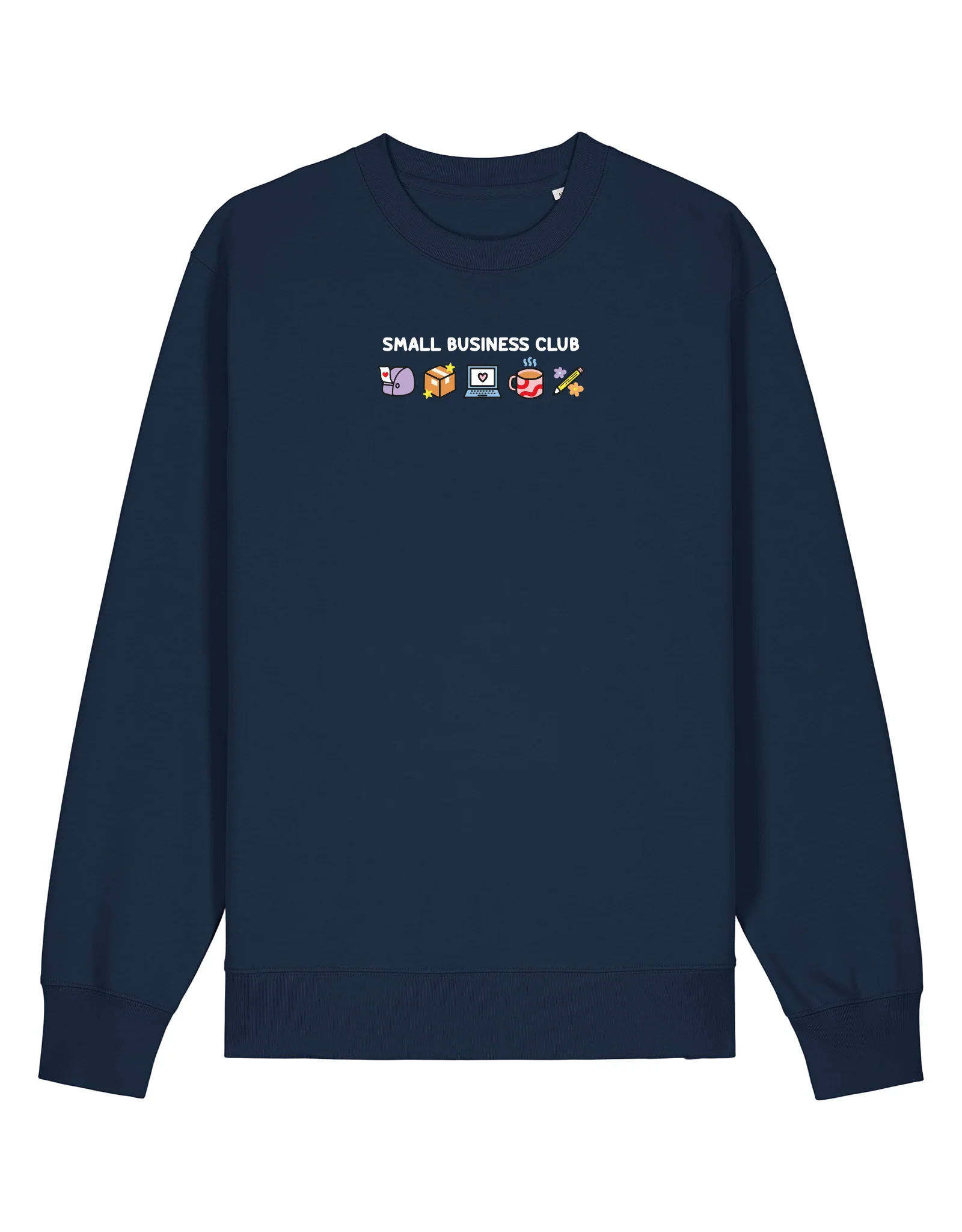Small Business Club Embroidered Organic Cotton Sweatshirt - Image 10