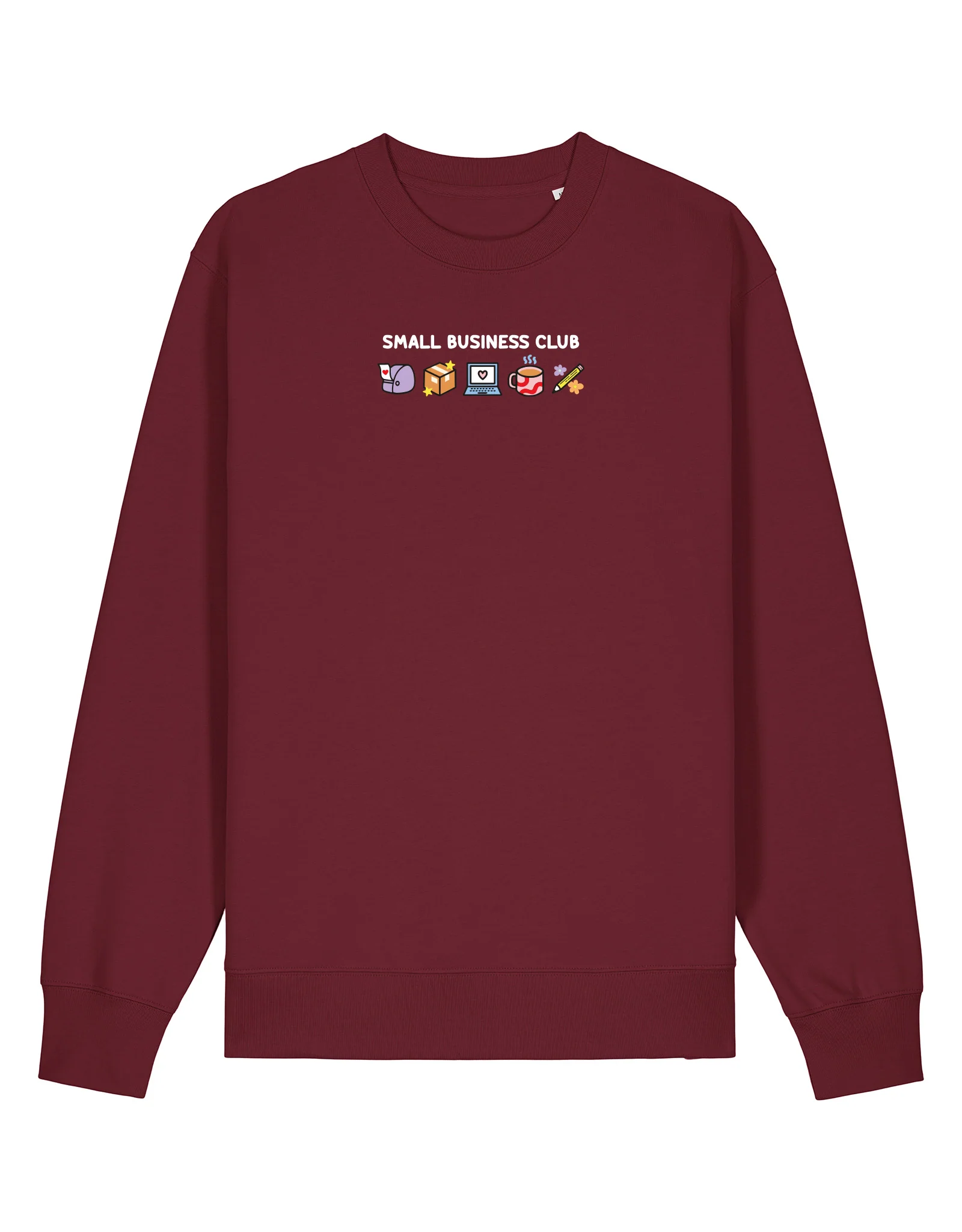 Small Business Club Embroidered Organic Cotton Sweatshirt - Image 6