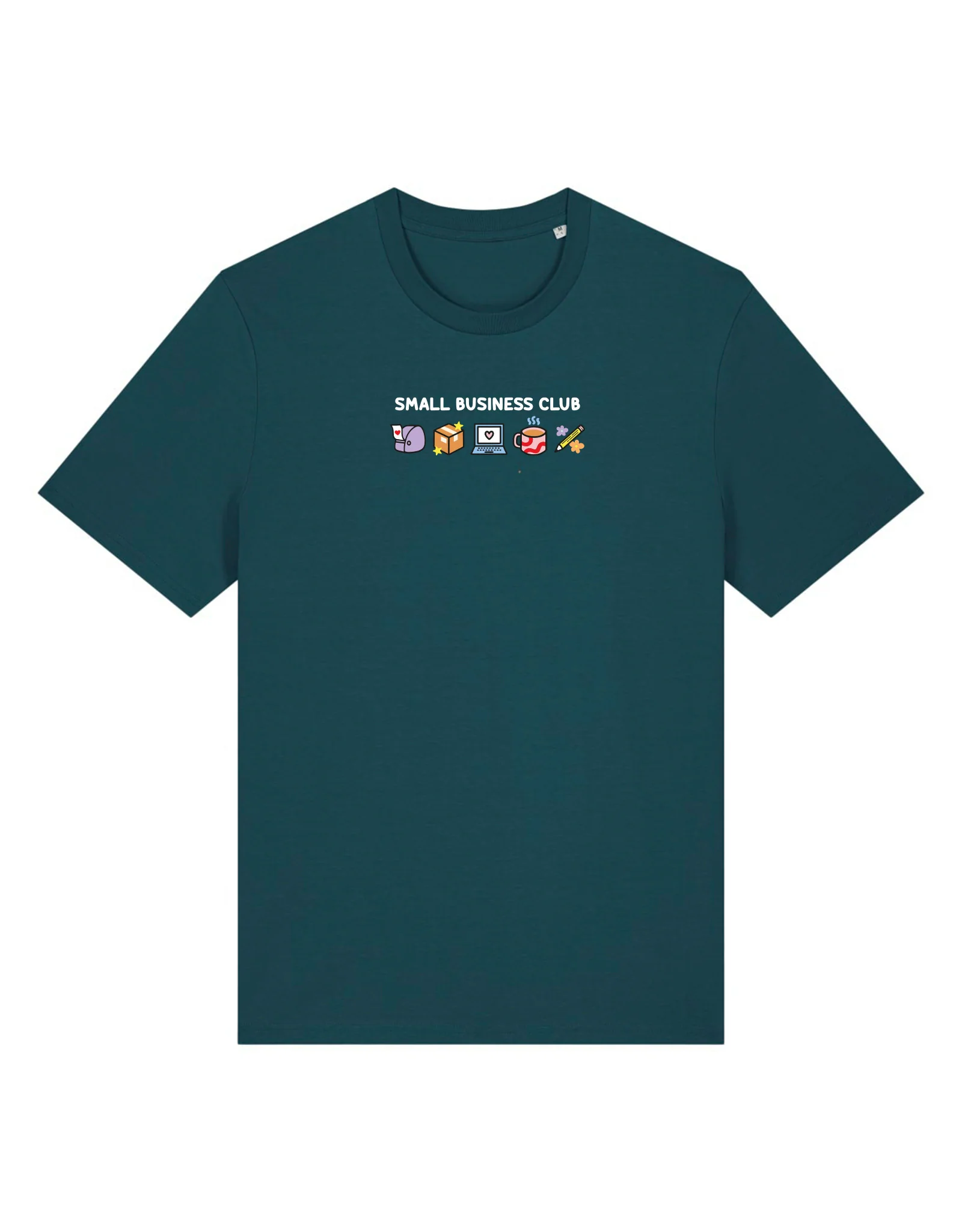 Small Business Club Embroidered Organic Cotton T-Shirt - Image 10