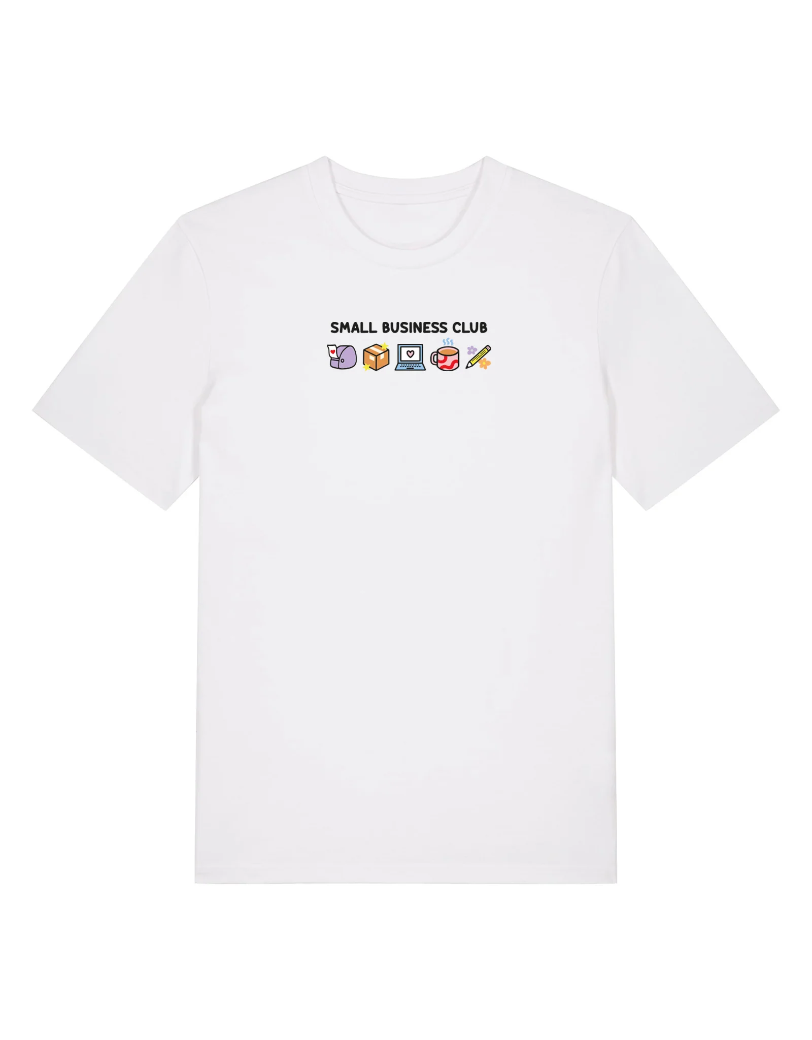 Small Business Club Embroidered Organic Cotton T-Shirt - Image 12