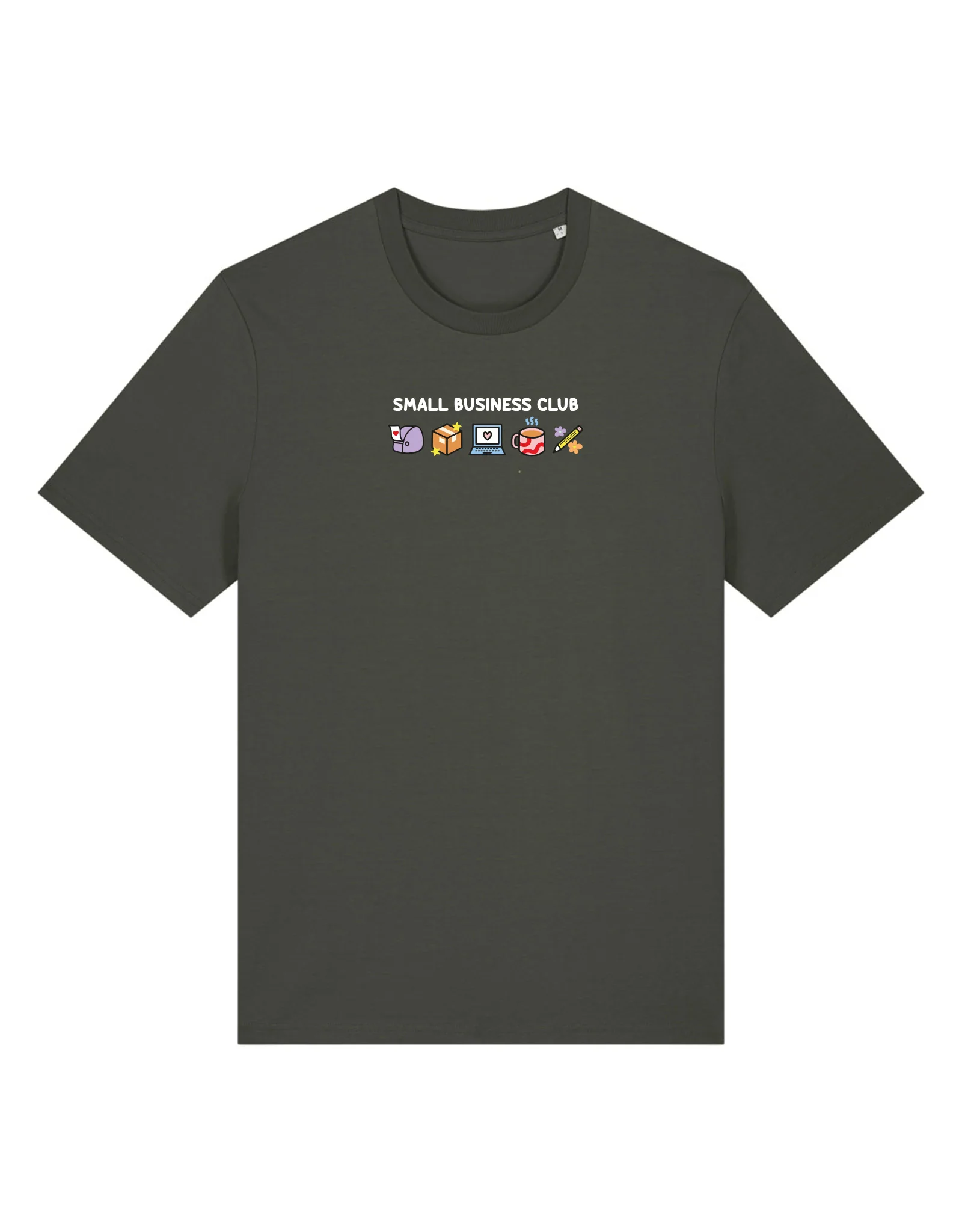 Small Business Club Embroidered Organic Cotton T-Shirt - Image 13