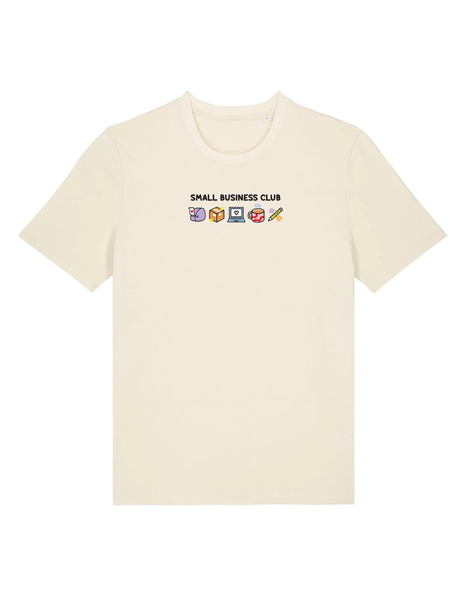 Small Business Club Embroidered Organic Cotton T-Shirt - Image 3