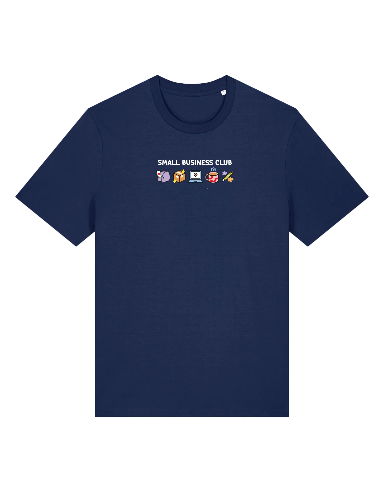 Small Business Club Embroidered Organic Cotton T-Shirt - Image 4
