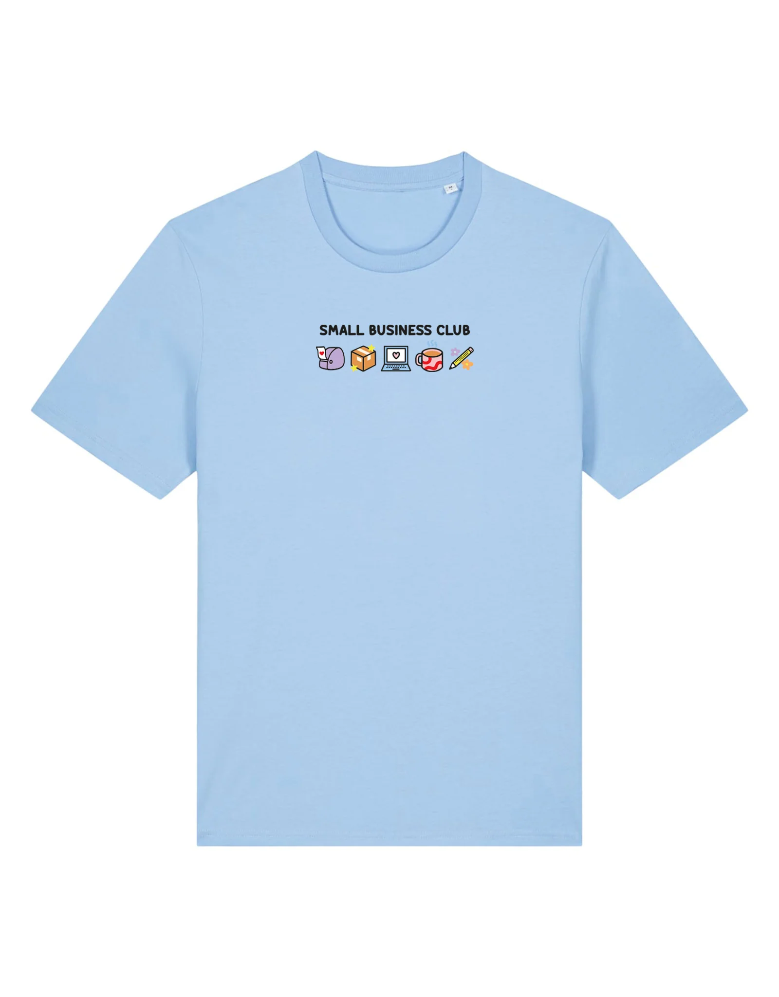 Small Business Club Embroidered Organic Cotton T-Shirt - Image 5