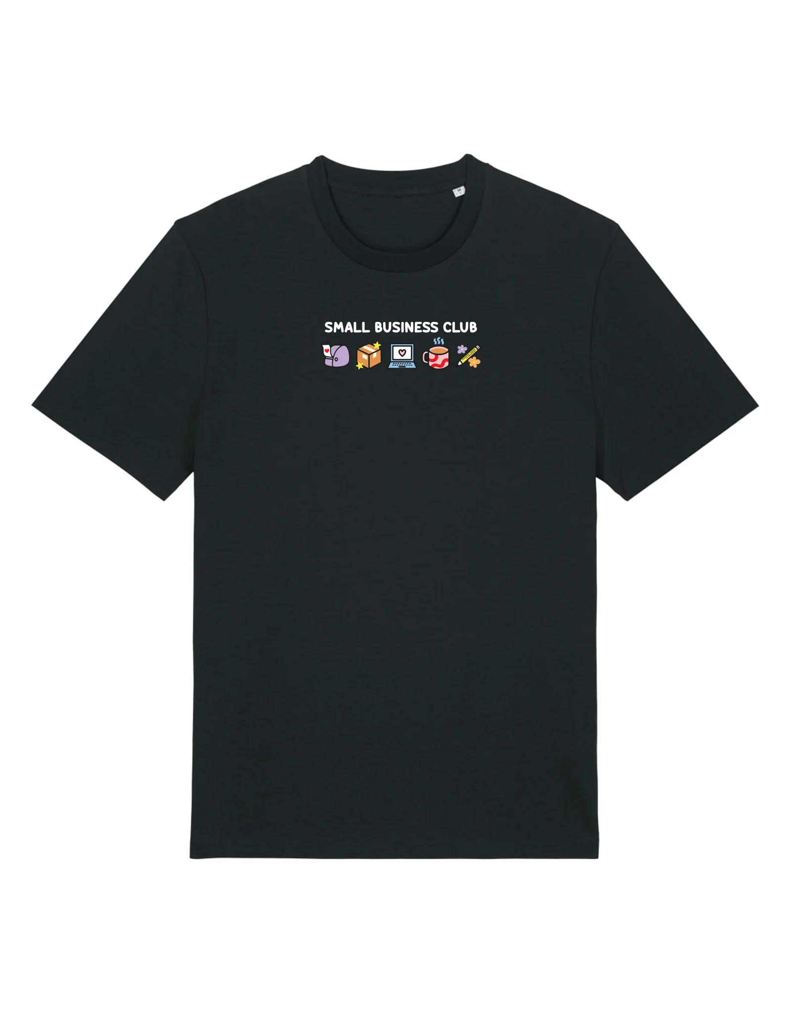 Small Business Club Embroidered Organic Cotton T-Shirt - Image 6