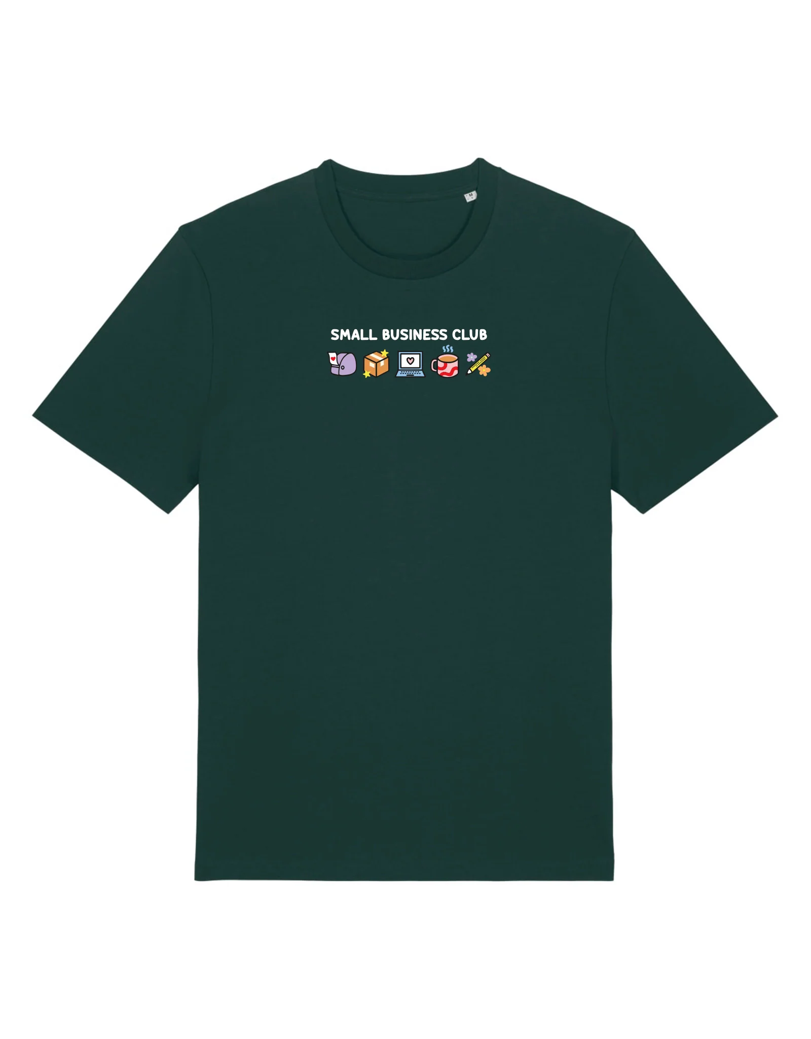 Small Business Club Embroidered Organic Cotton T-Shirt - Image 8