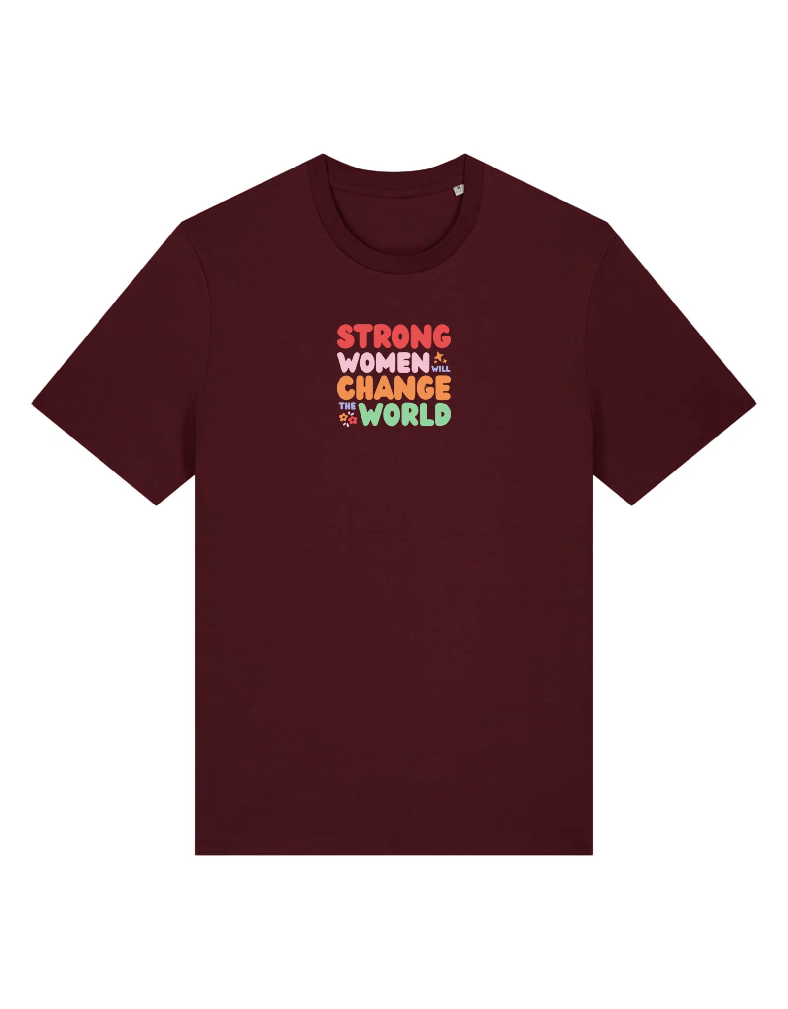 Strong Women Embroidered Organic Cotton T-Shirt - Image 10