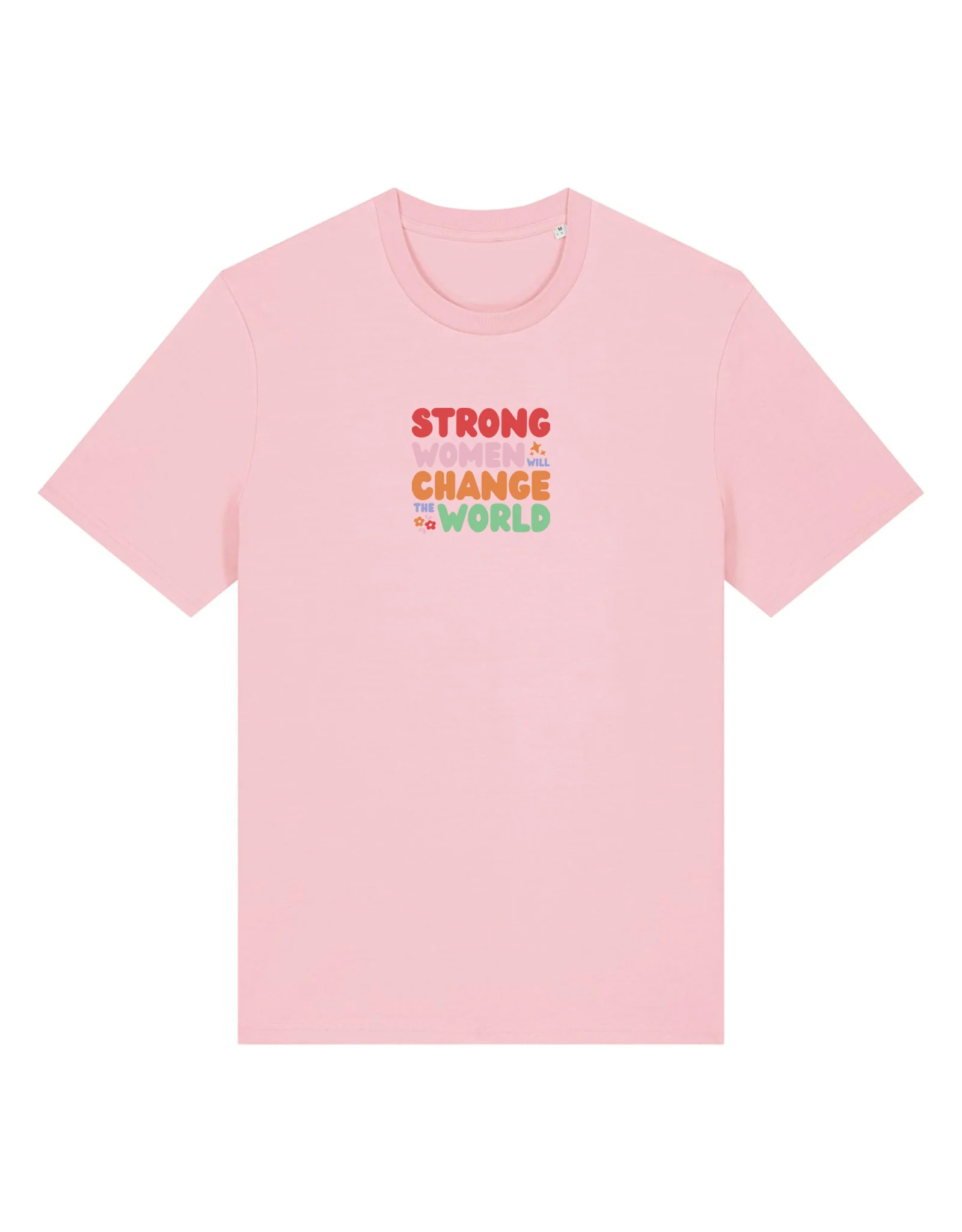 Strong Women Embroidered Organic Cotton T-Shirt - Image 11