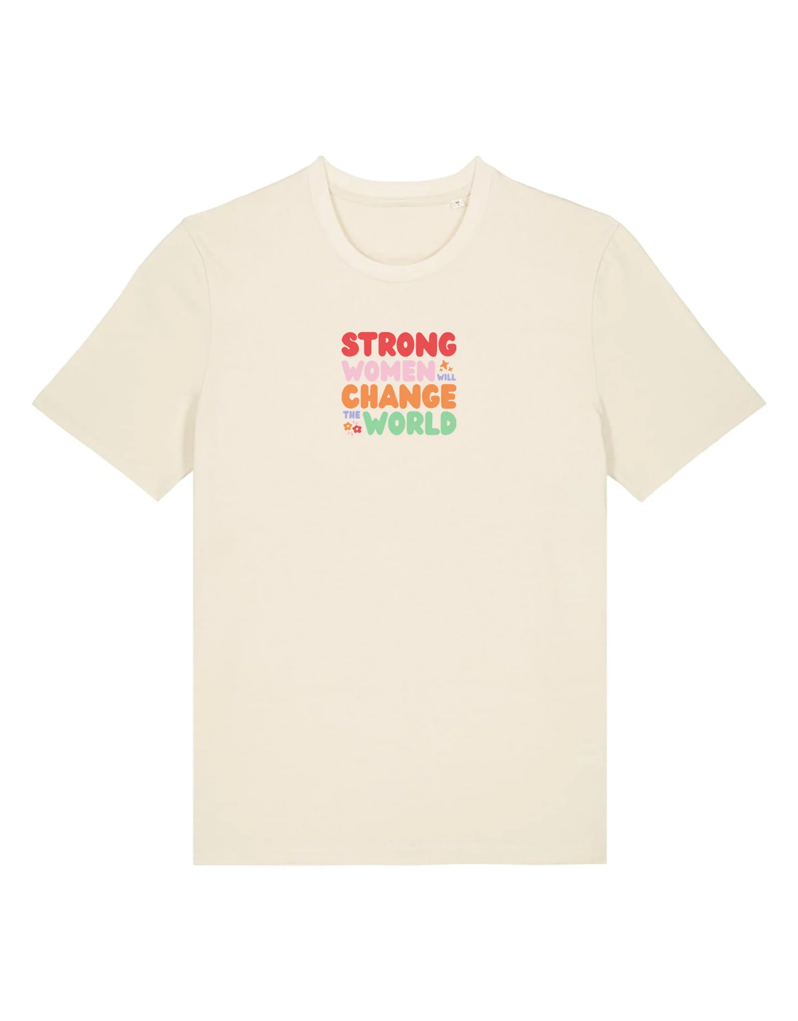 Strong Women Embroidered Organic Cotton T-Shirt - Image 6