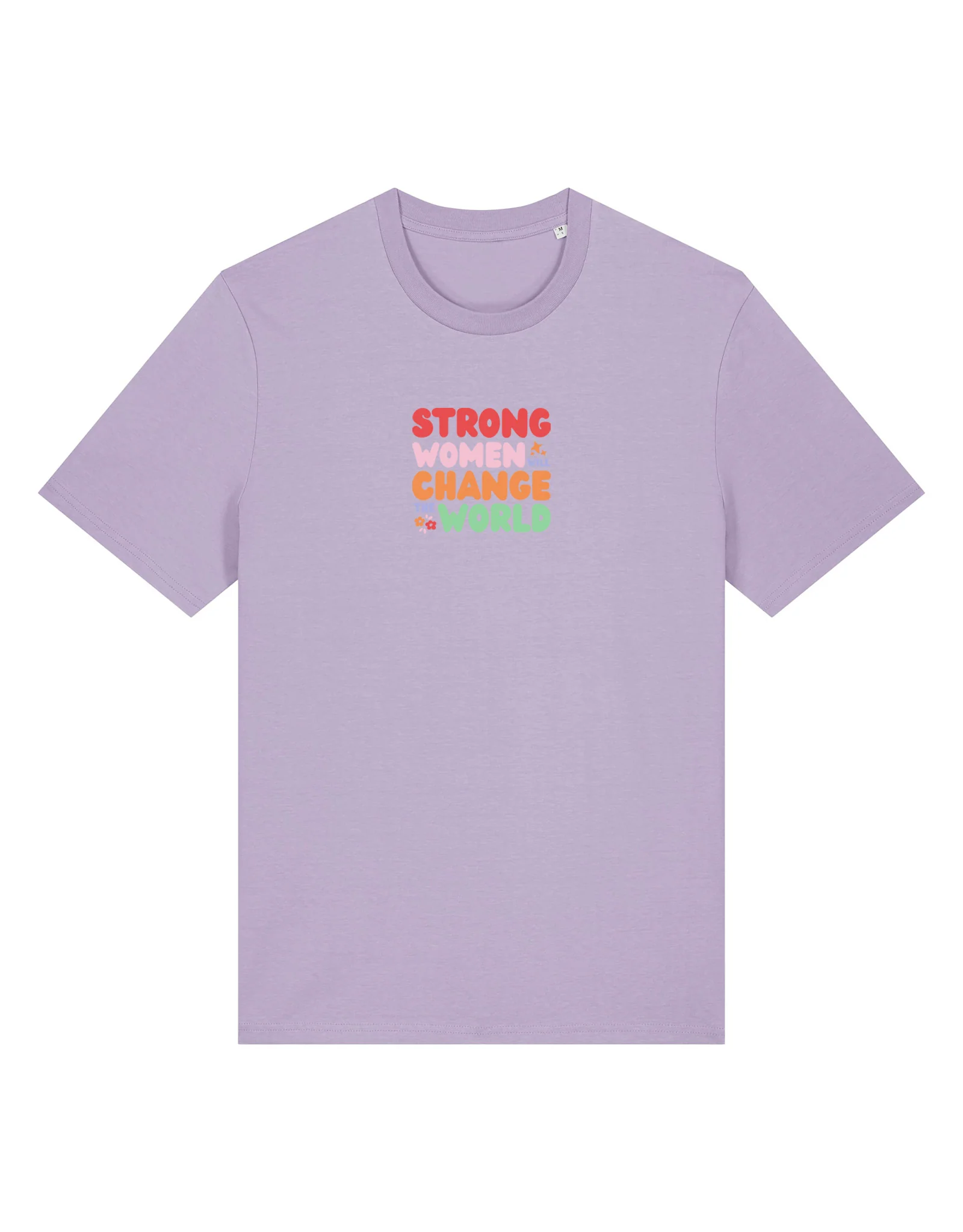 Strong Women Embroidered Organic Cotton T-Shirt - Image 8