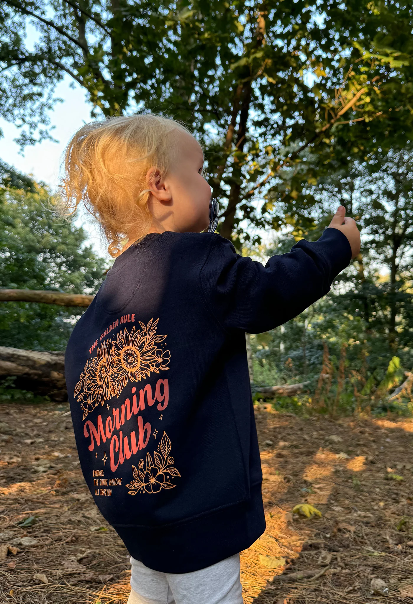 Sunflowers Organic Cotton Childrens Sweatshirt - Image 3