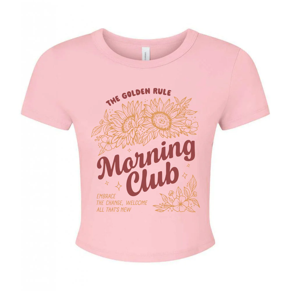 Sunflowers Printed Micro Rib Baby Tee - Image 10
