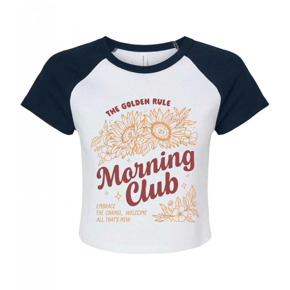 Sunflowers Printed Micro Rib Baby Tee - Image 6