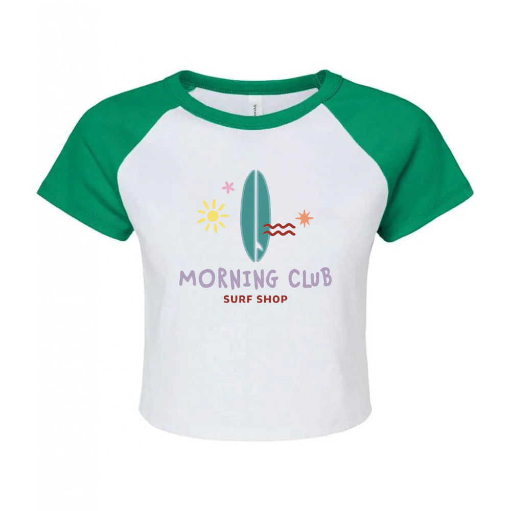 Surf Shop Embroidered Micro Rib Baby Tee - Image 10
