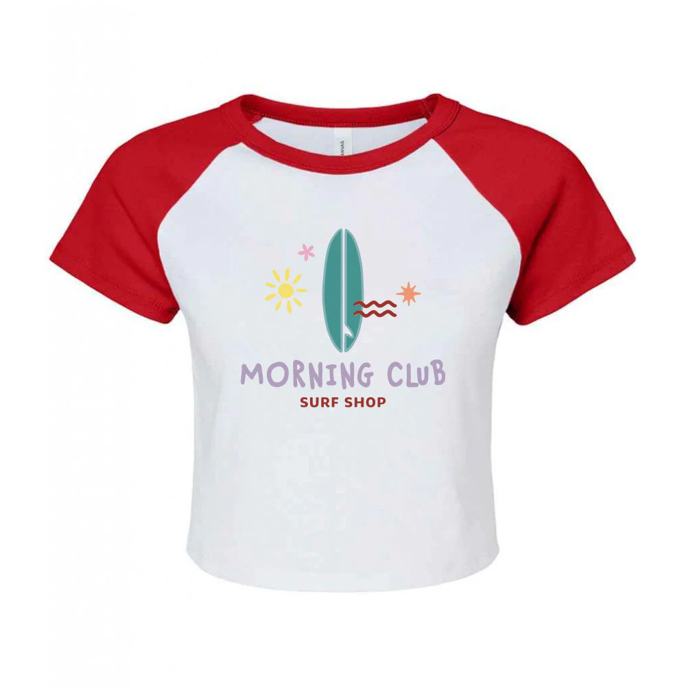 Surf Shop Embroidered Micro Rib Baby Tee - Image 11