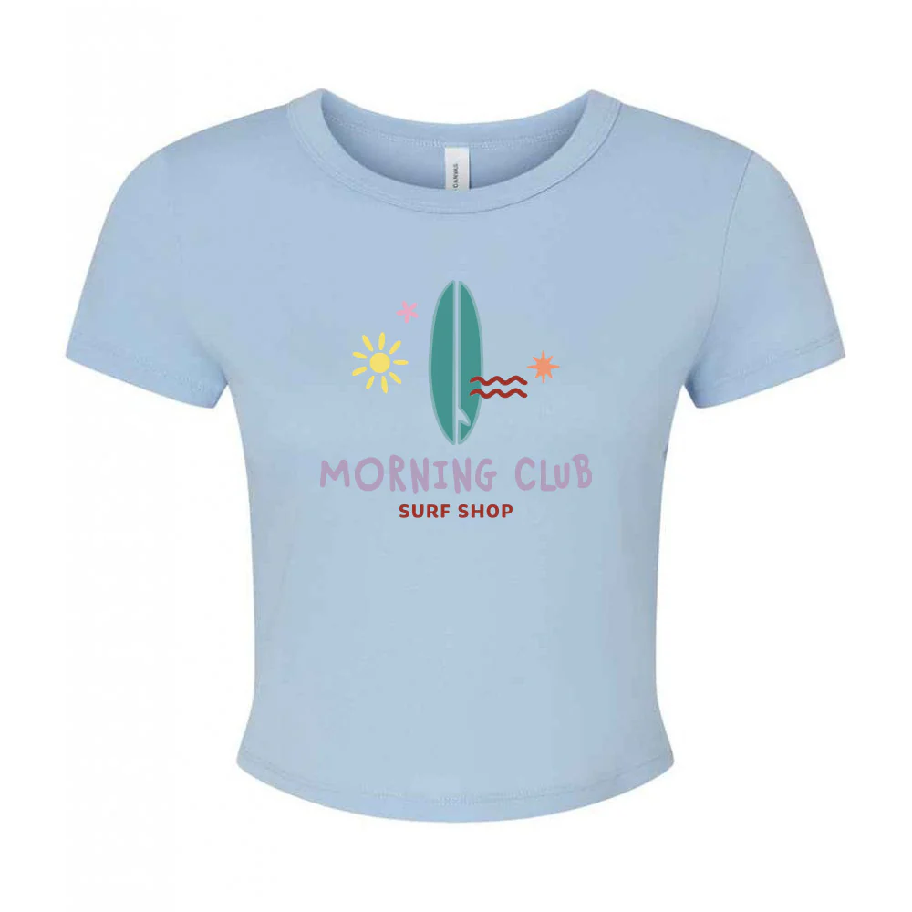 Surf Shop Embroidered Micro Rib Baby Tee - Image 13