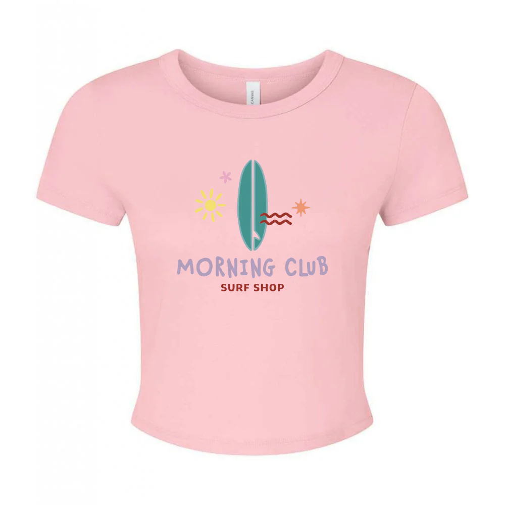 Surf Shop Embroidered Micro Rib Baby Tee - Image 14
