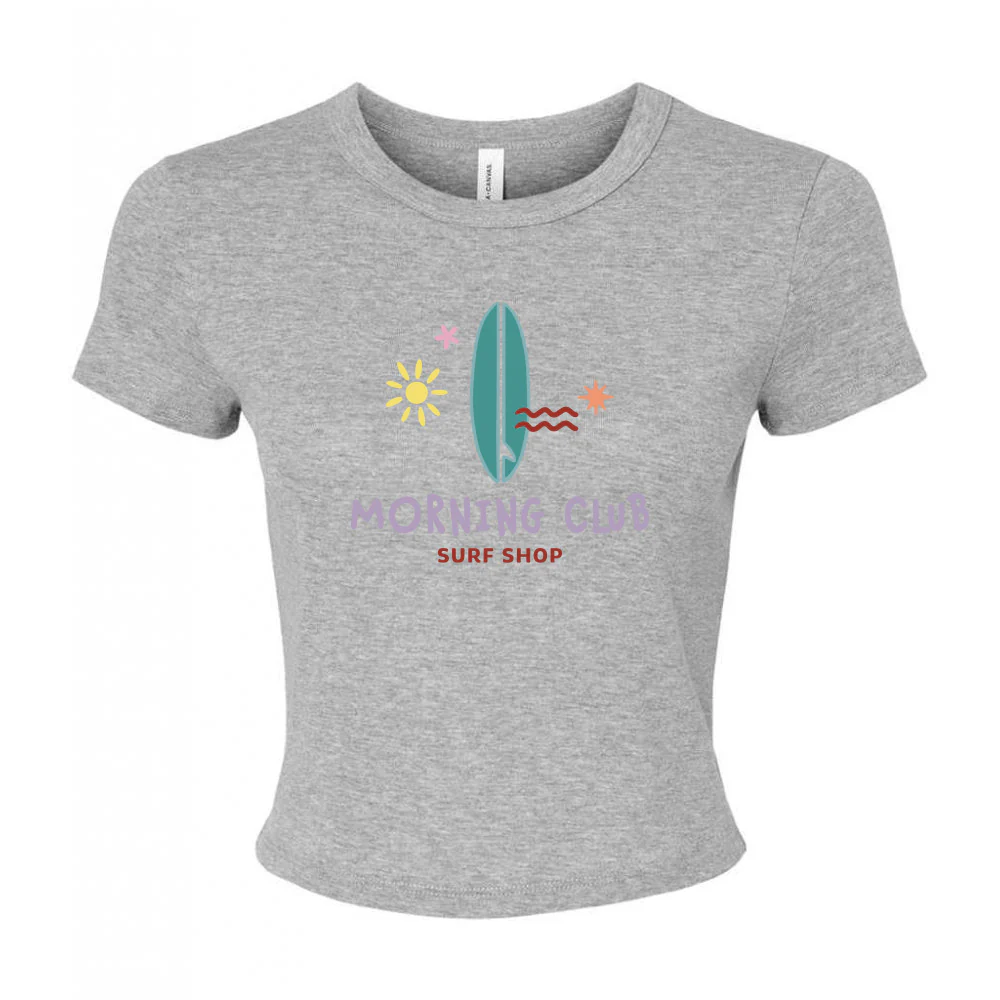 Surf Shop Embroidered Micro Rib Baby Tee - Image 16