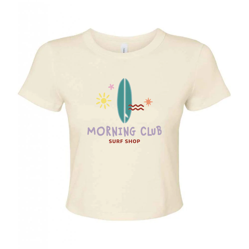 Surf Shop Embroidered Micro Rib Baby Tee - Image 17