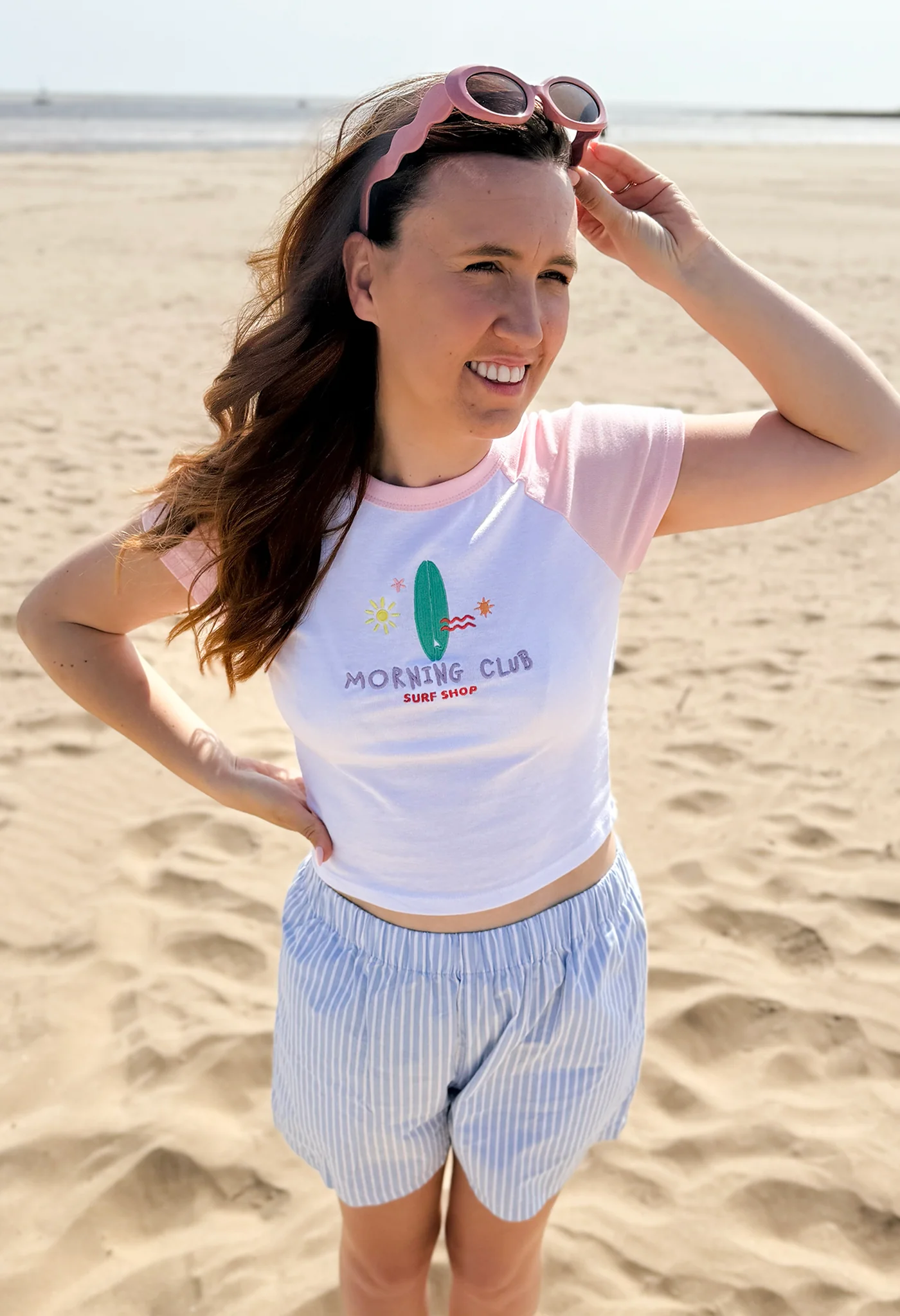 Surf Shop Embroidered Micro Rib Baby Tee - Image 5