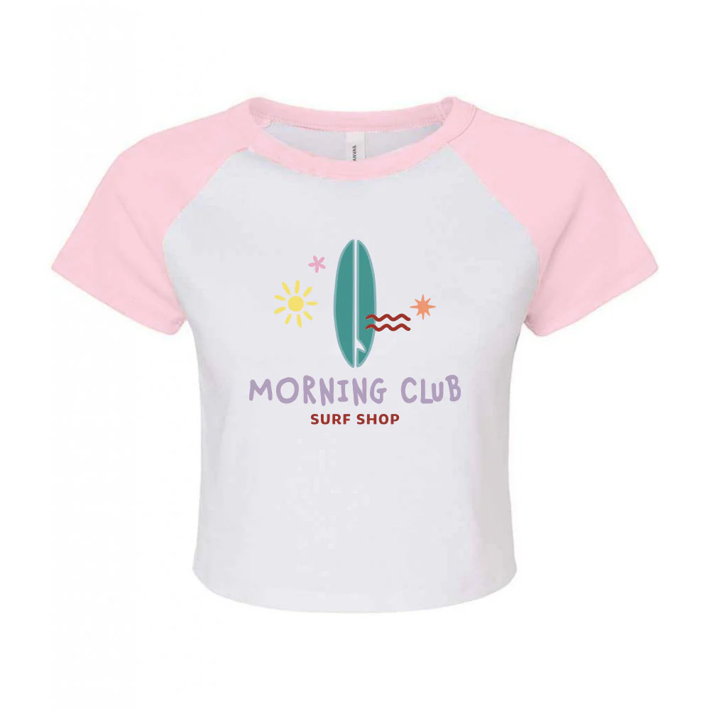 Surf Shop Embroidered Micro Rib Baby Tee - Image 8